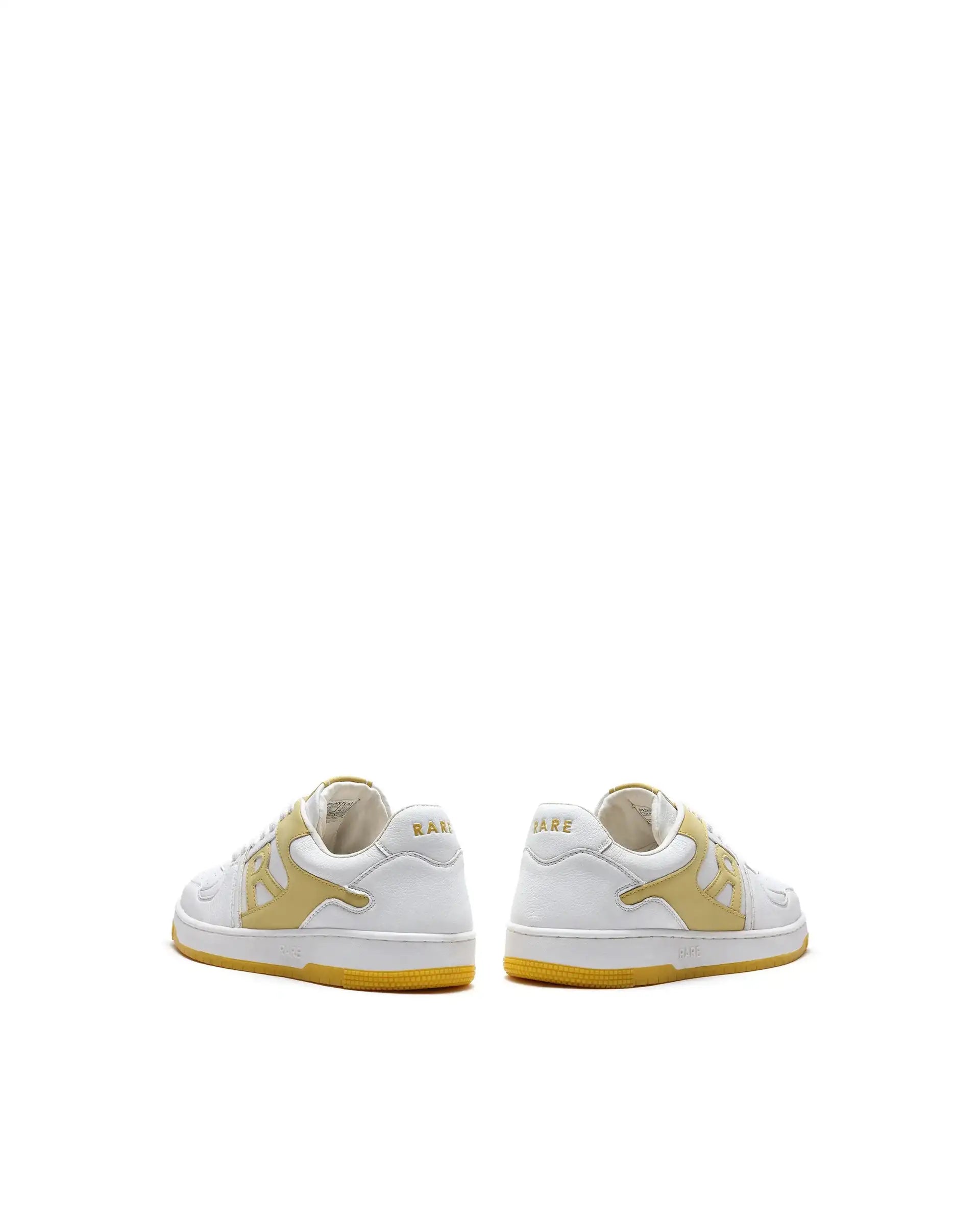 Rare Rabbit Men's Phantom Yellow Micro Fiber Navy Causal Sneaker