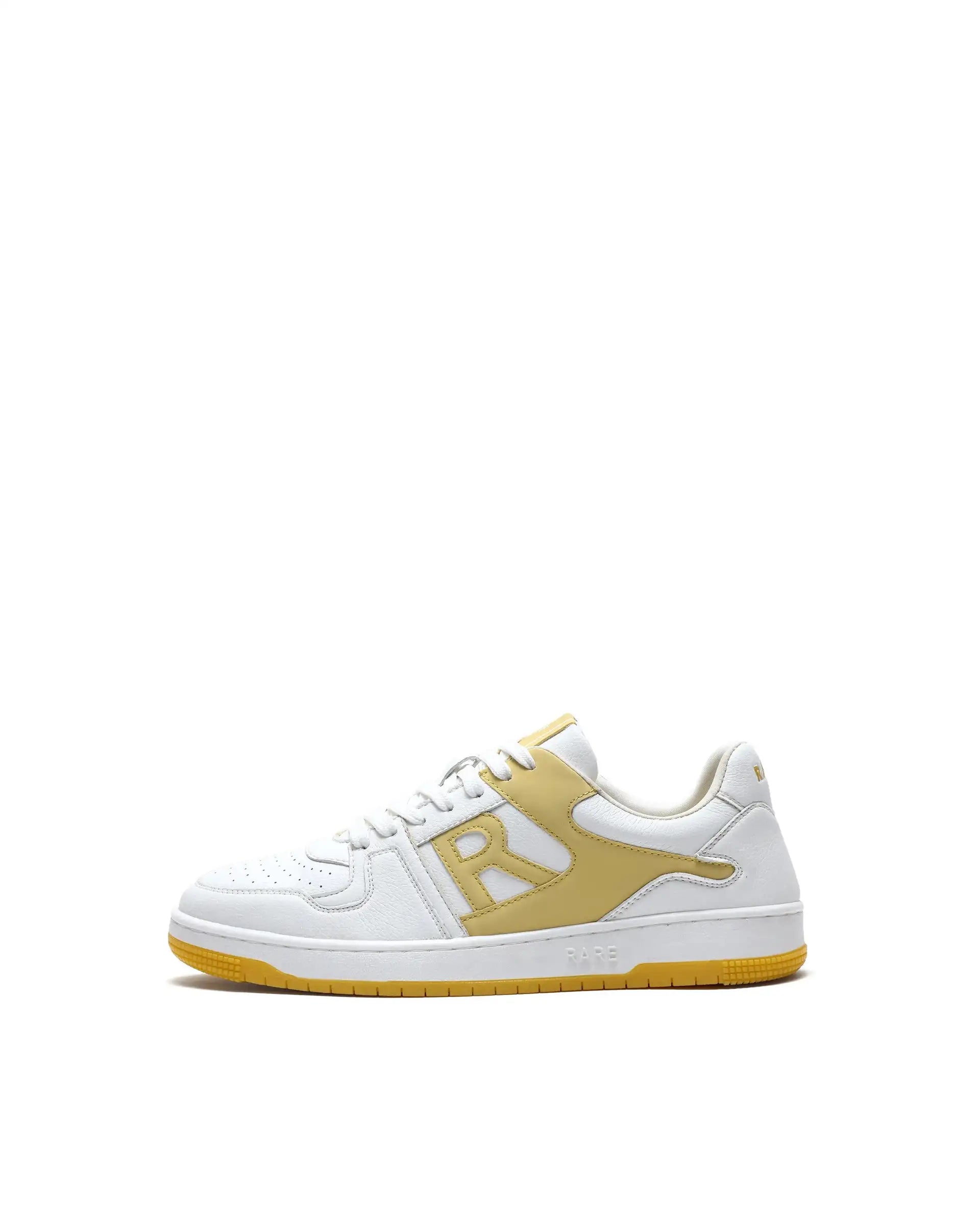 Rare Rabbit Men's Phantom Yellow Micro Fiber Navy Causal Sneaker