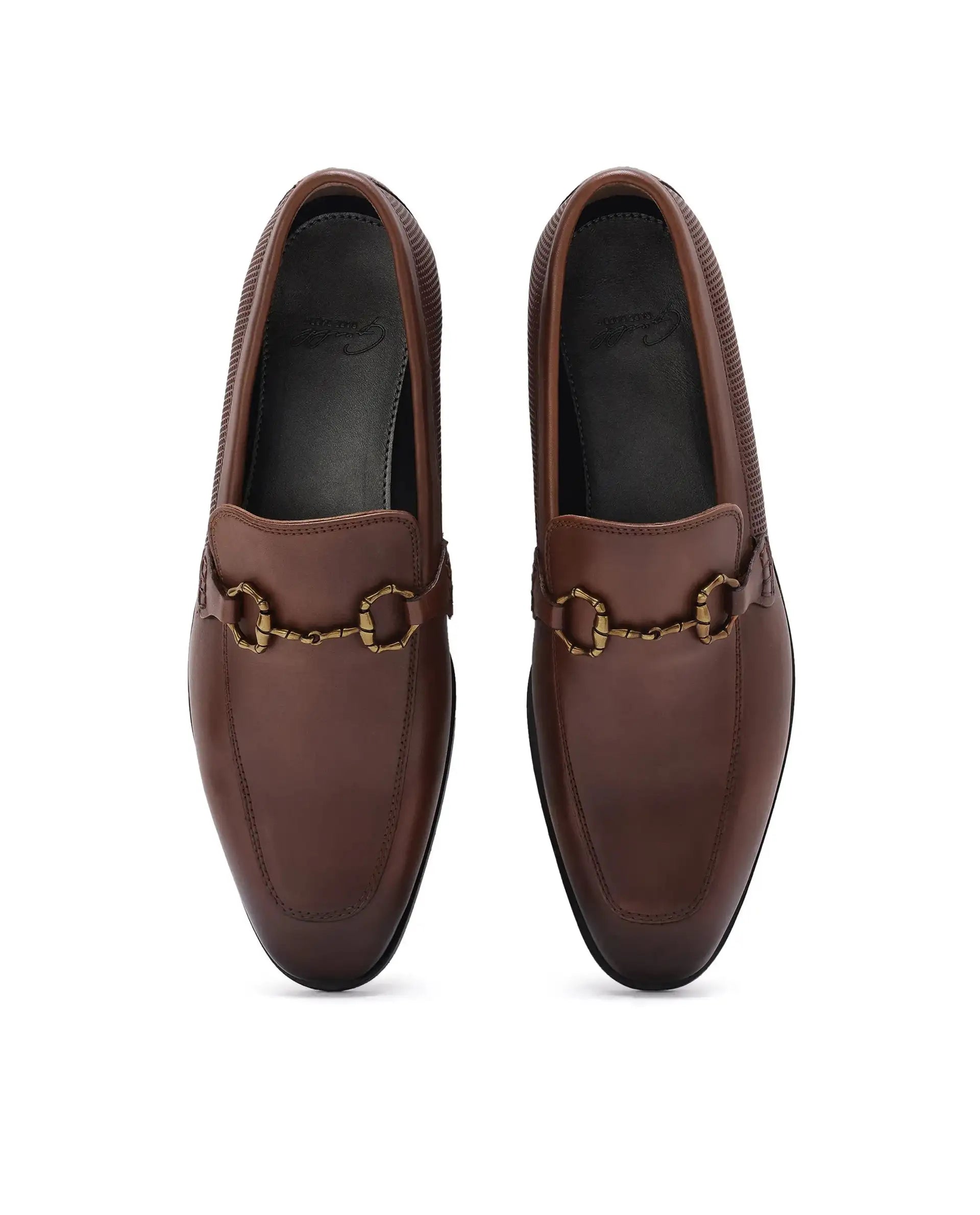 Rare Rabbit Men's Plaza Tan Slip-On Loafer