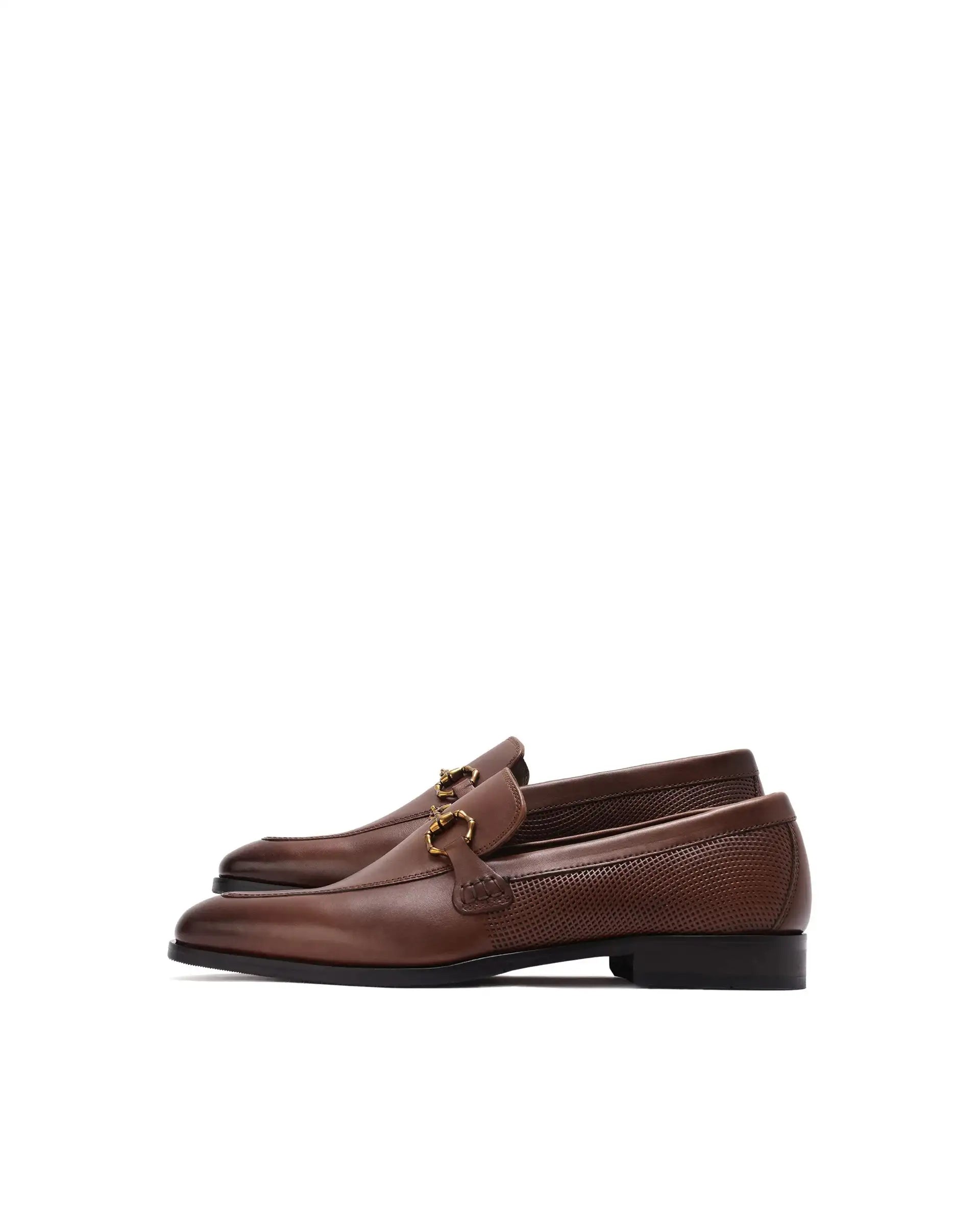 Rare Rabbit Men's Plaza Tan Slip-On Loafer