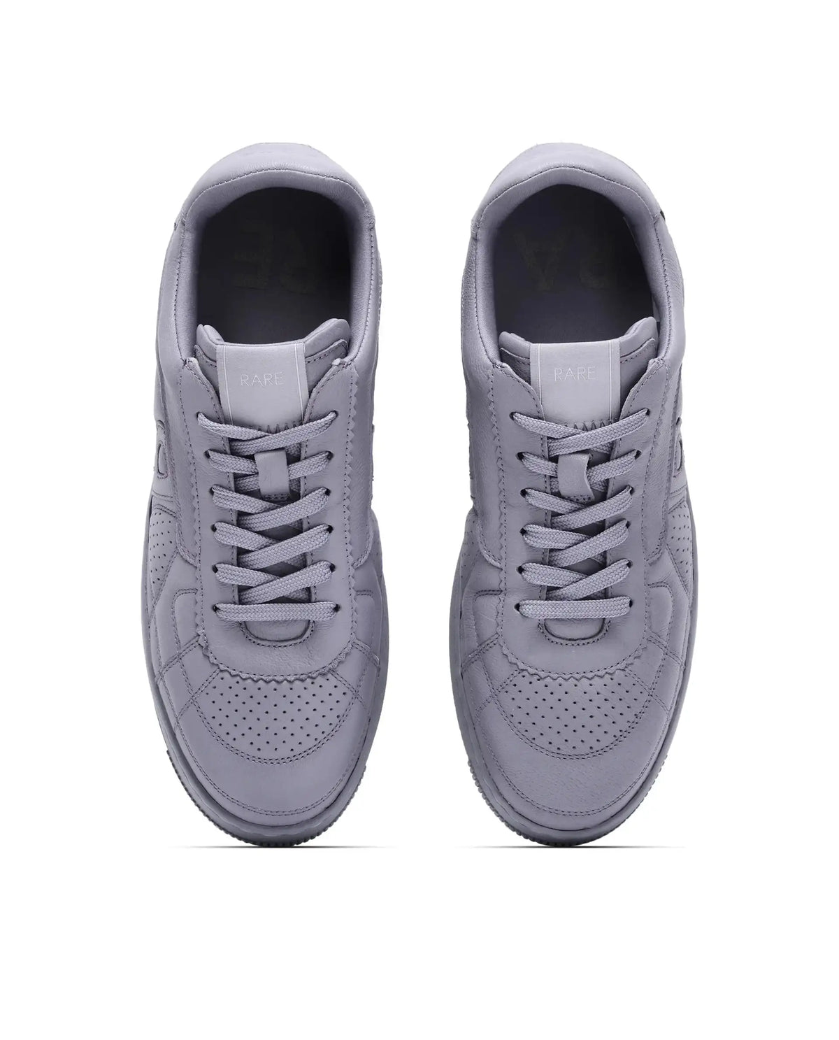 Rare Rabbit Men's Rango Grey Leather Lace-Up Closure Sneaker