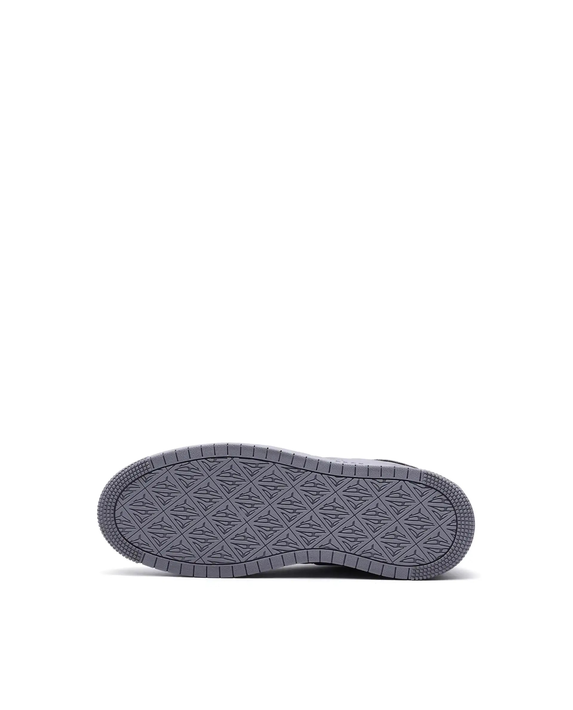 Rare Rabbit Men's Rango Grey Leather Lace-Up Closure Sneaker