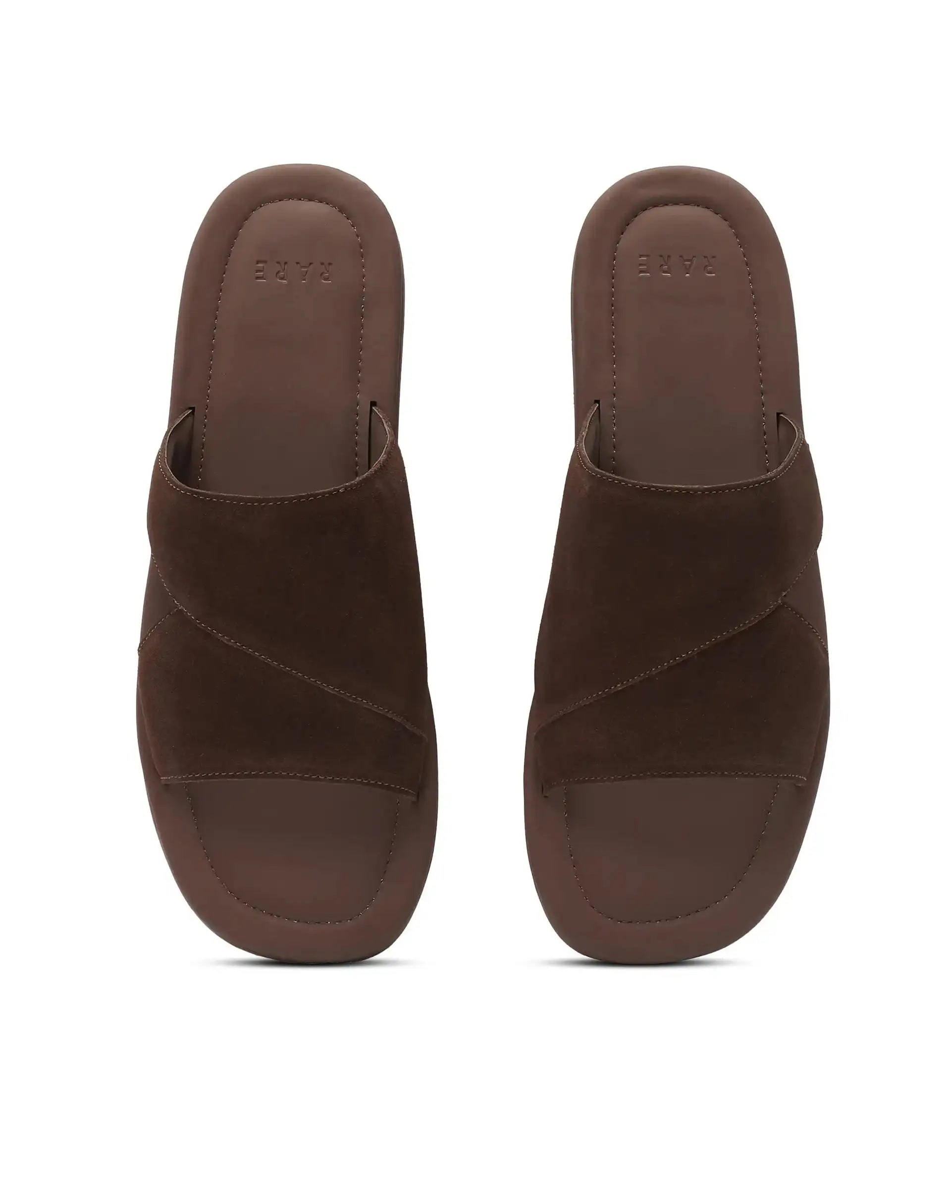 Rare Rabbit Men Rho Tan Slip-On Closure Sandal