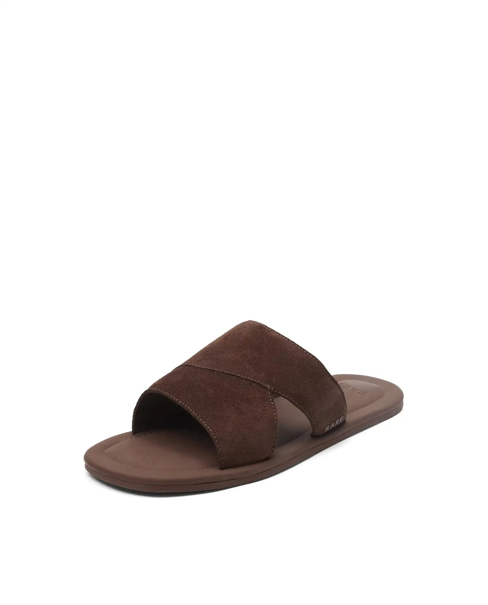 Rare Rabbit Men Rho Tan Slip-On Closure Sandal
