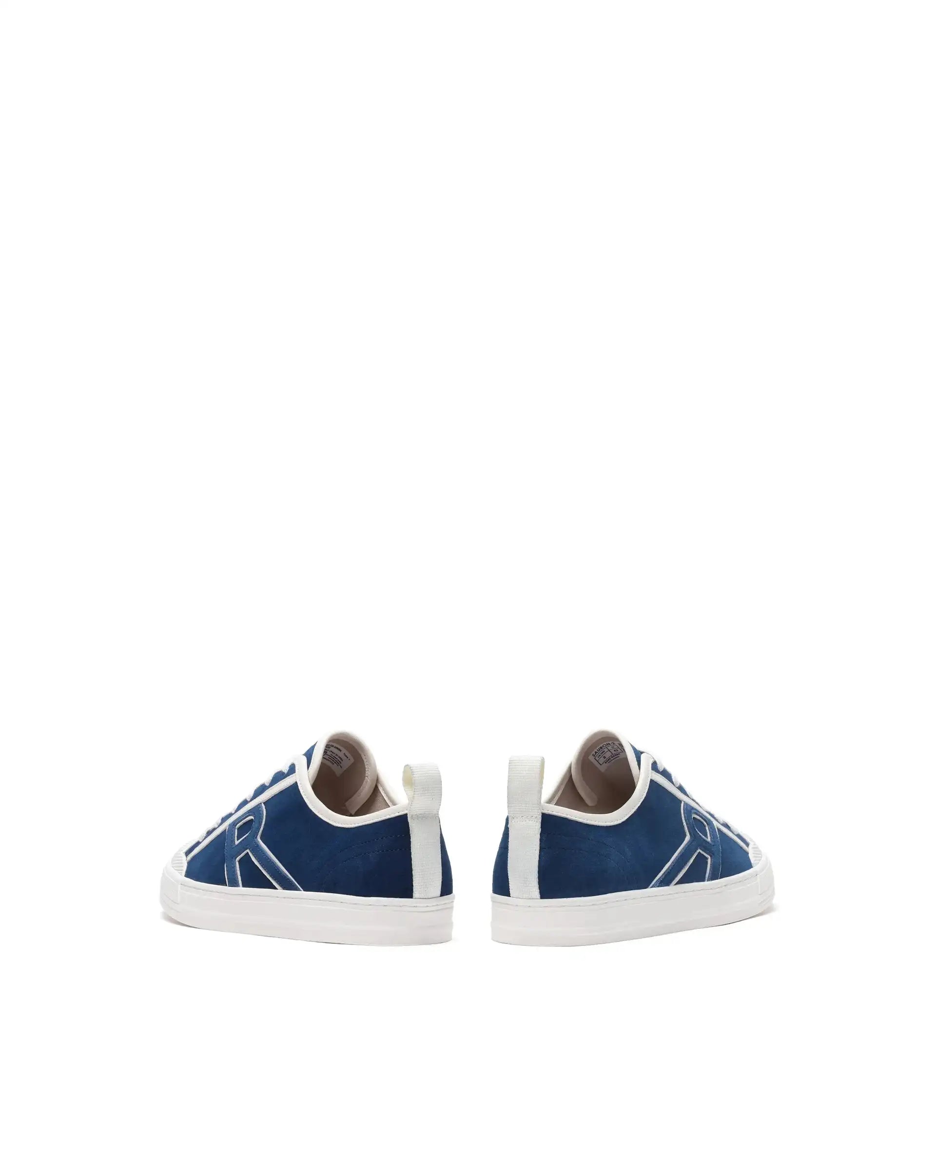 Rare Rabbit Men Sauron-2 Blue Lace-Up Shoes