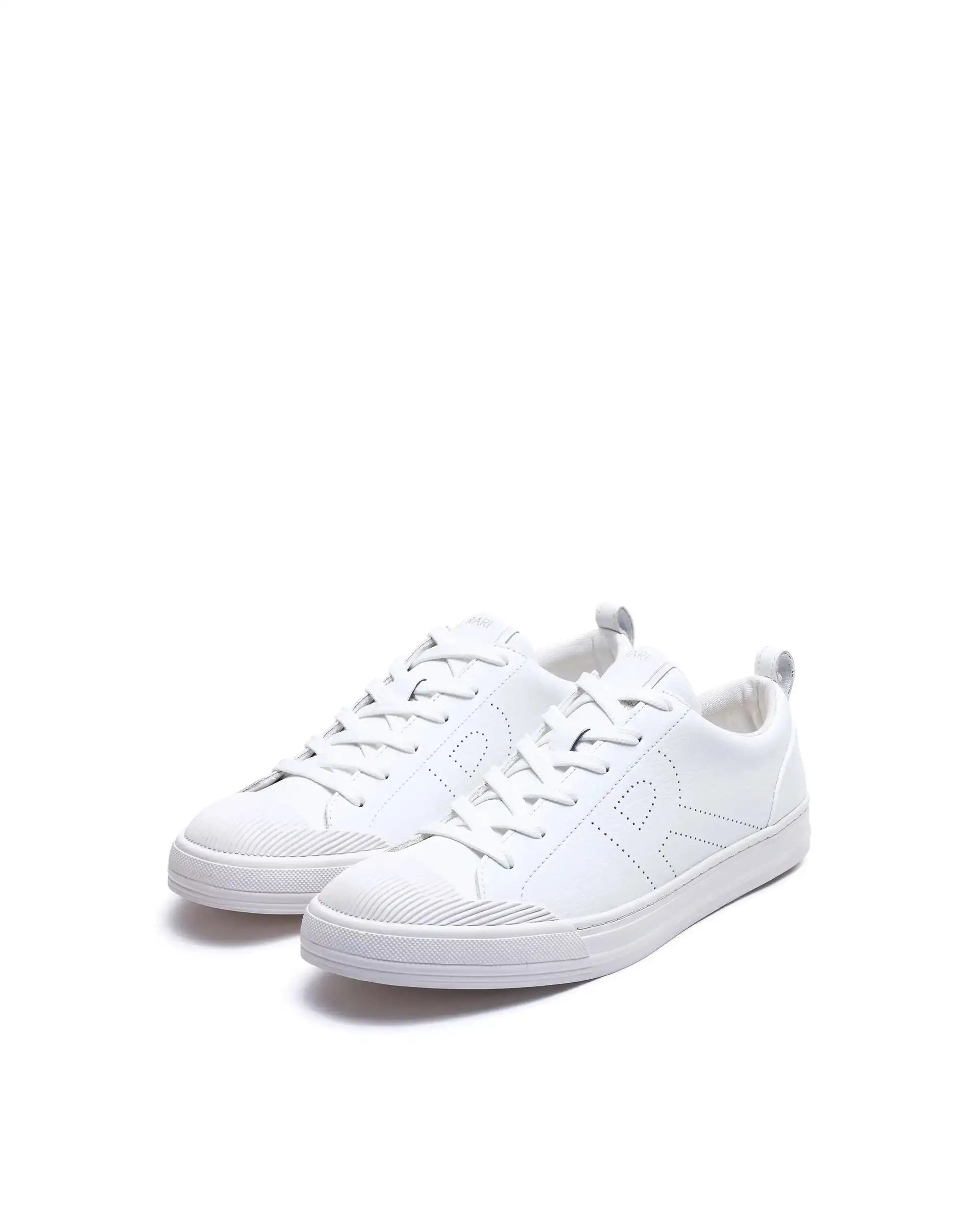 Rare Rabbit Men's Sauron 25 White Micro Leather Sneaker