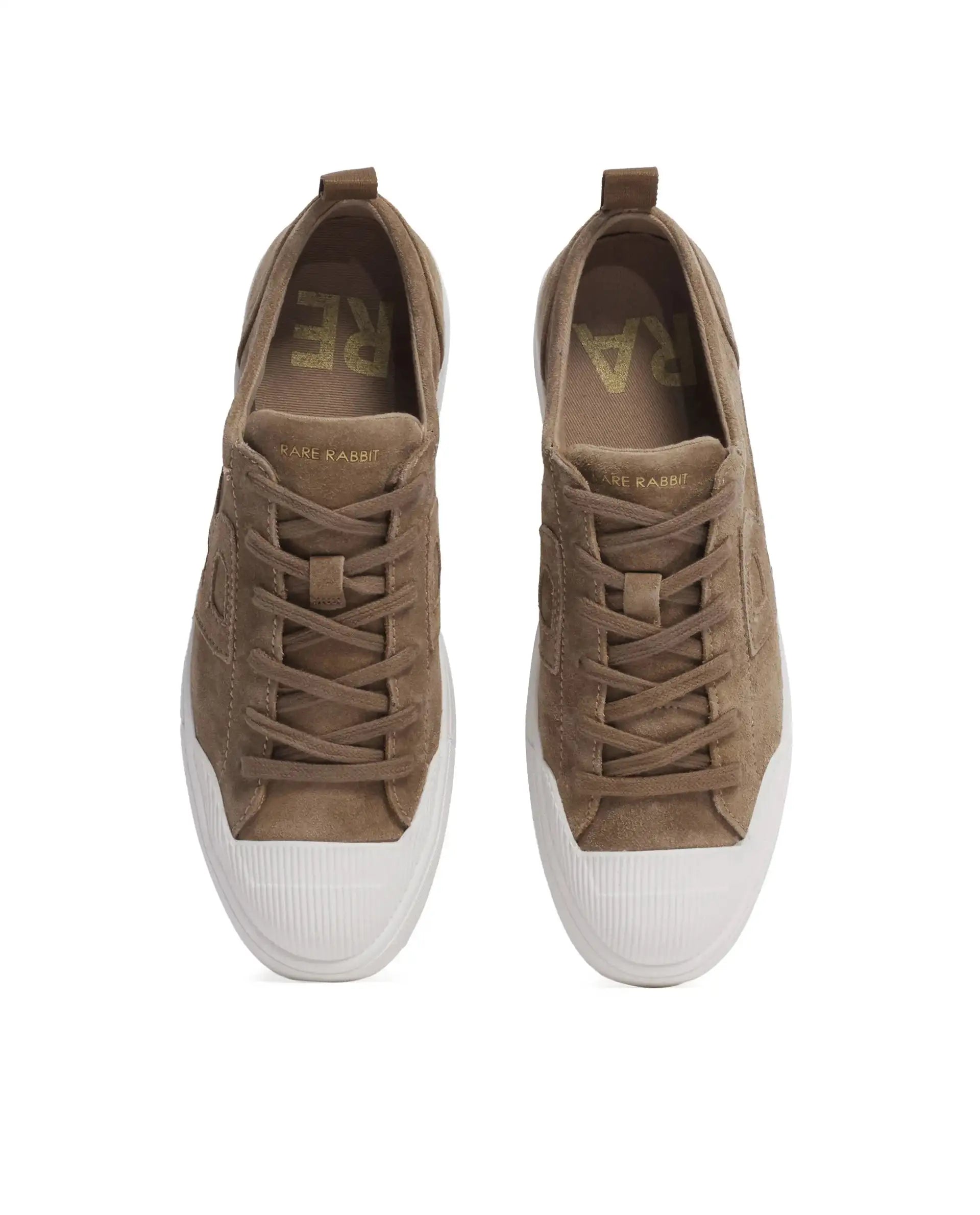 Rare Rabbit Men Sauron Camel Lace-Up Shoes