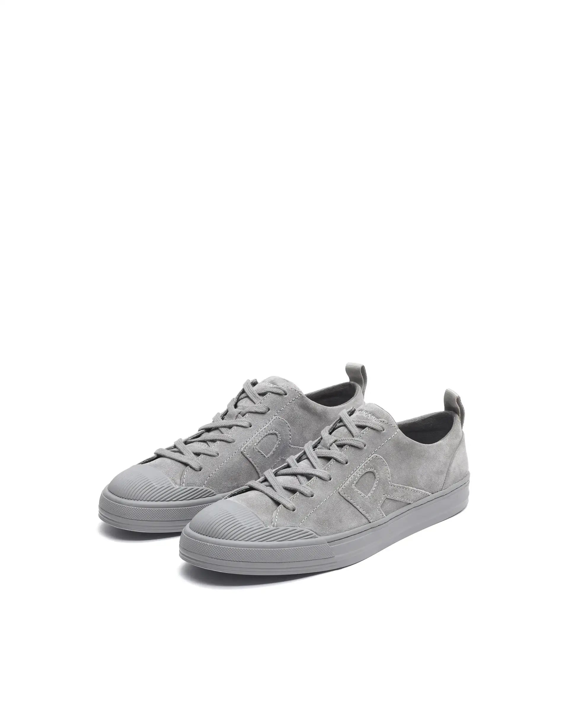 Rare Rabbit Men Sauron Light Grey Lace-Up Shoes