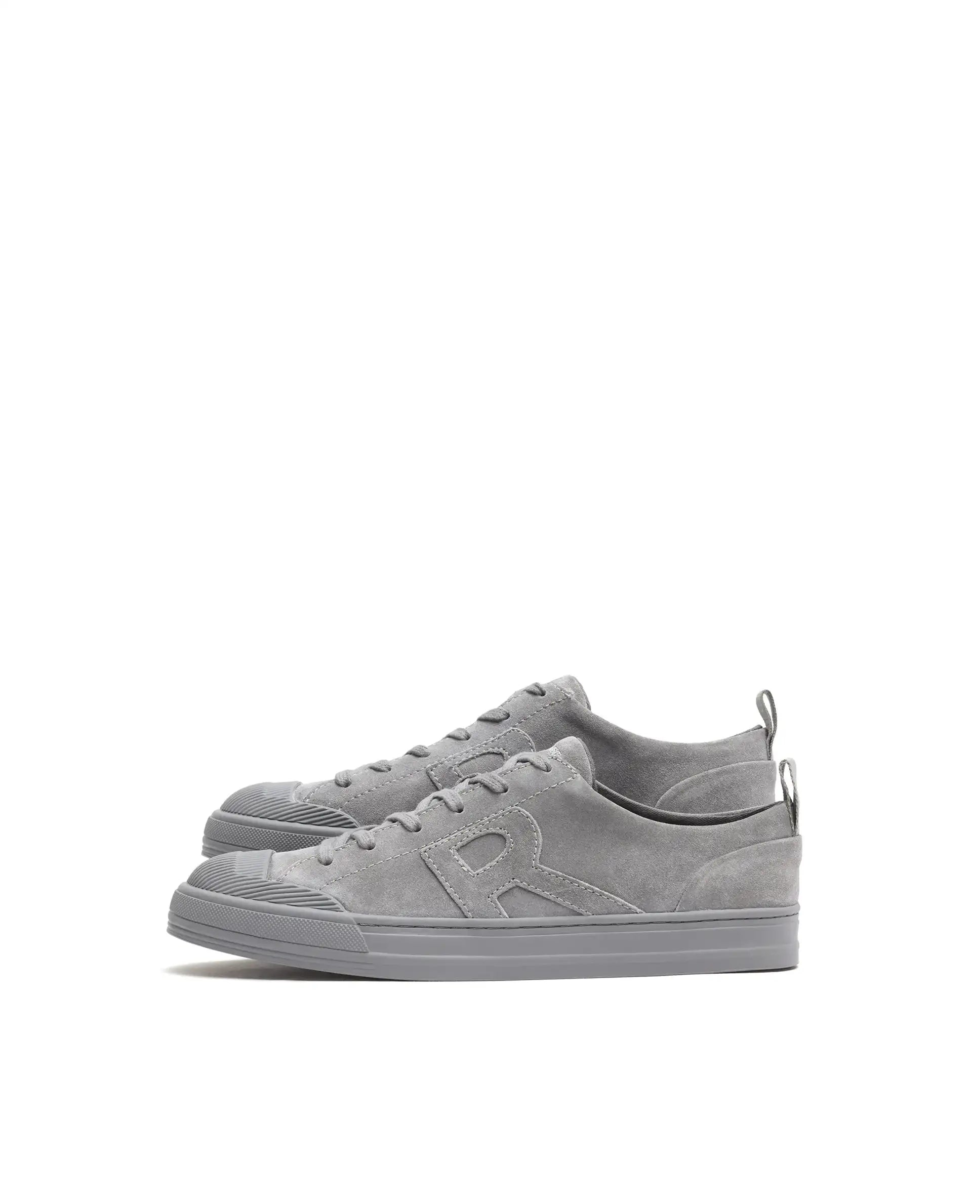 Rare Rabbit Men Sauron Light Grey Lace-Up Shoes