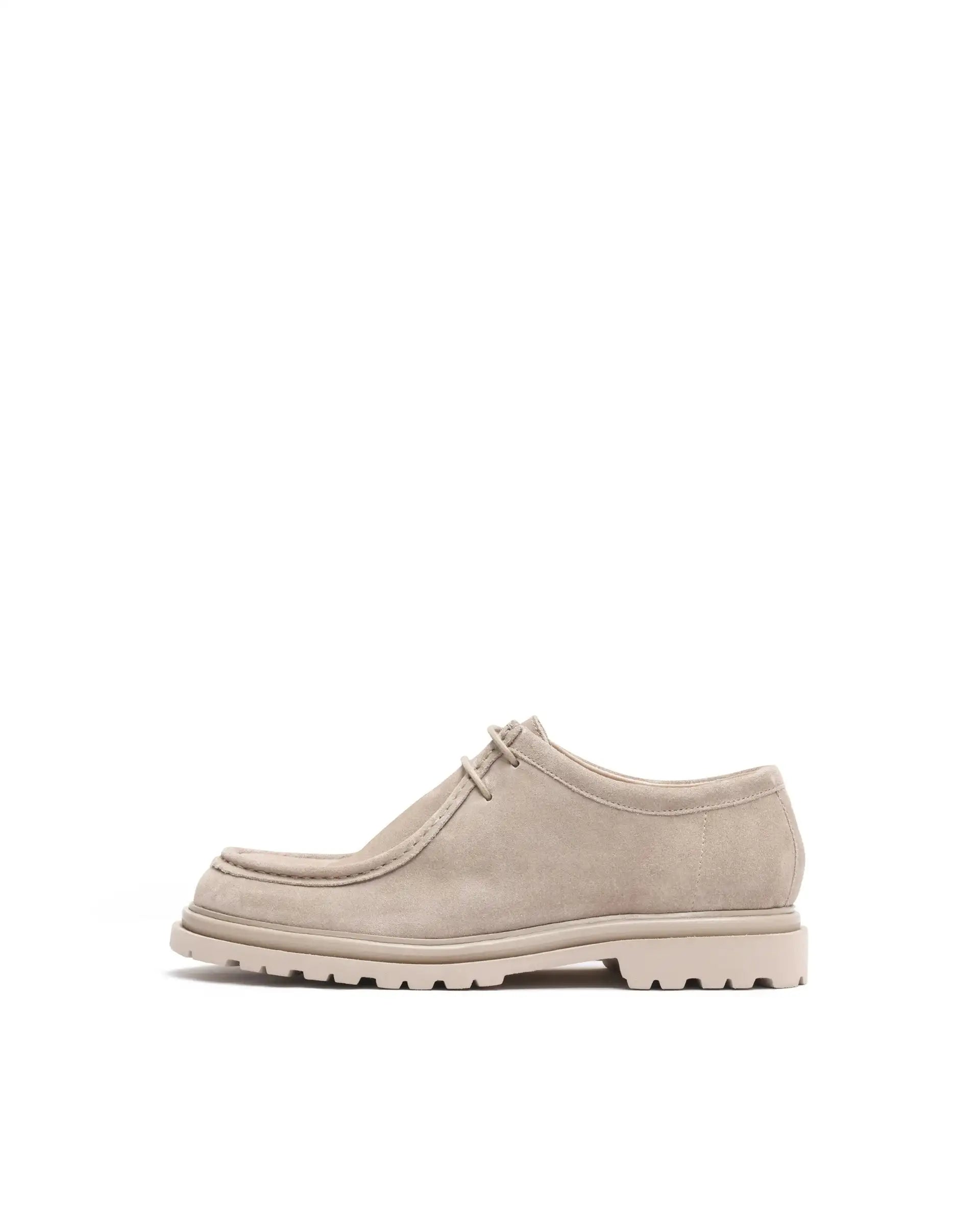 Rare Rabbit Men Seoul Light Beige Lace-Up Shoes