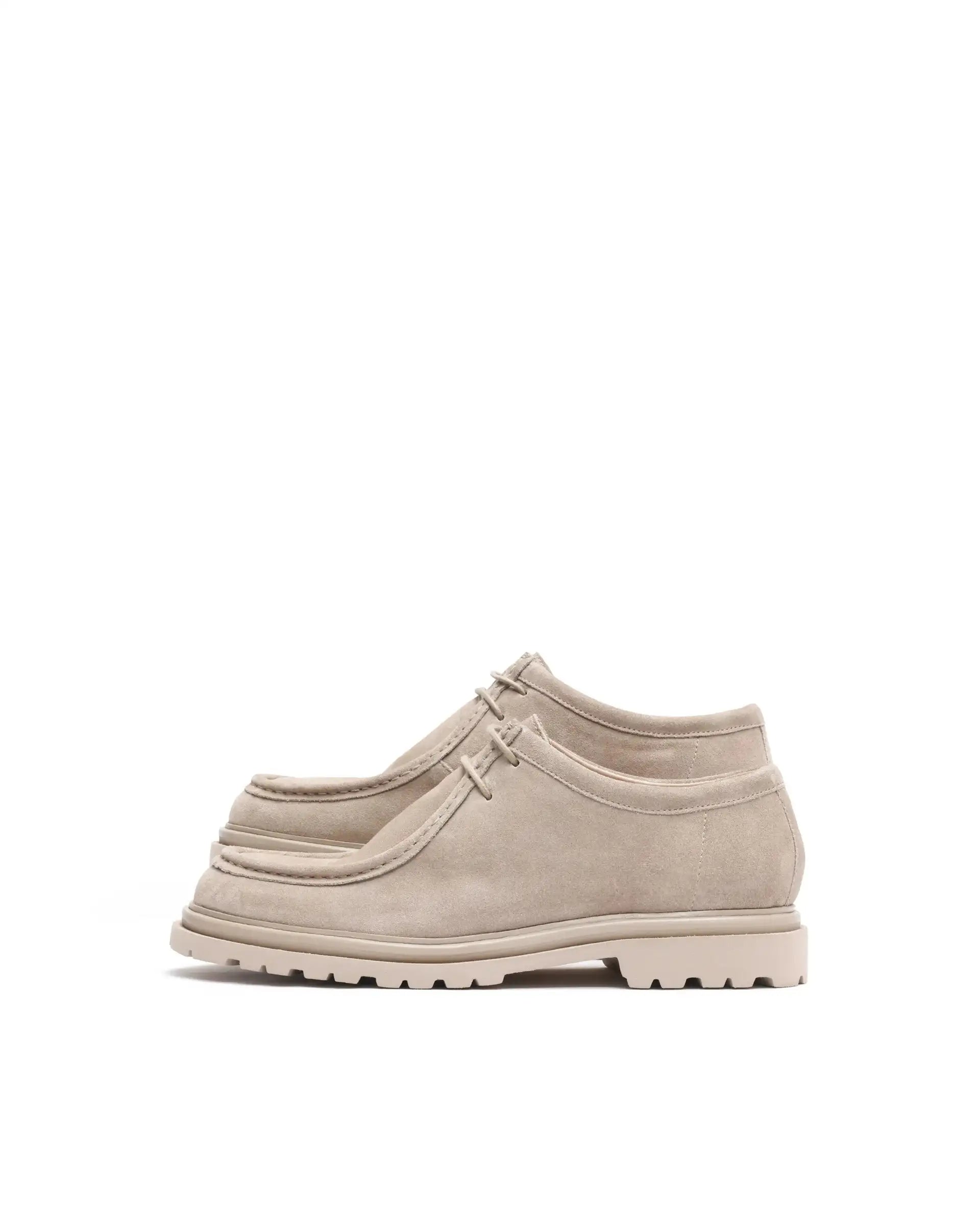 Rare Rabbit Men Seoul Light Beige Lace-Up Shoes