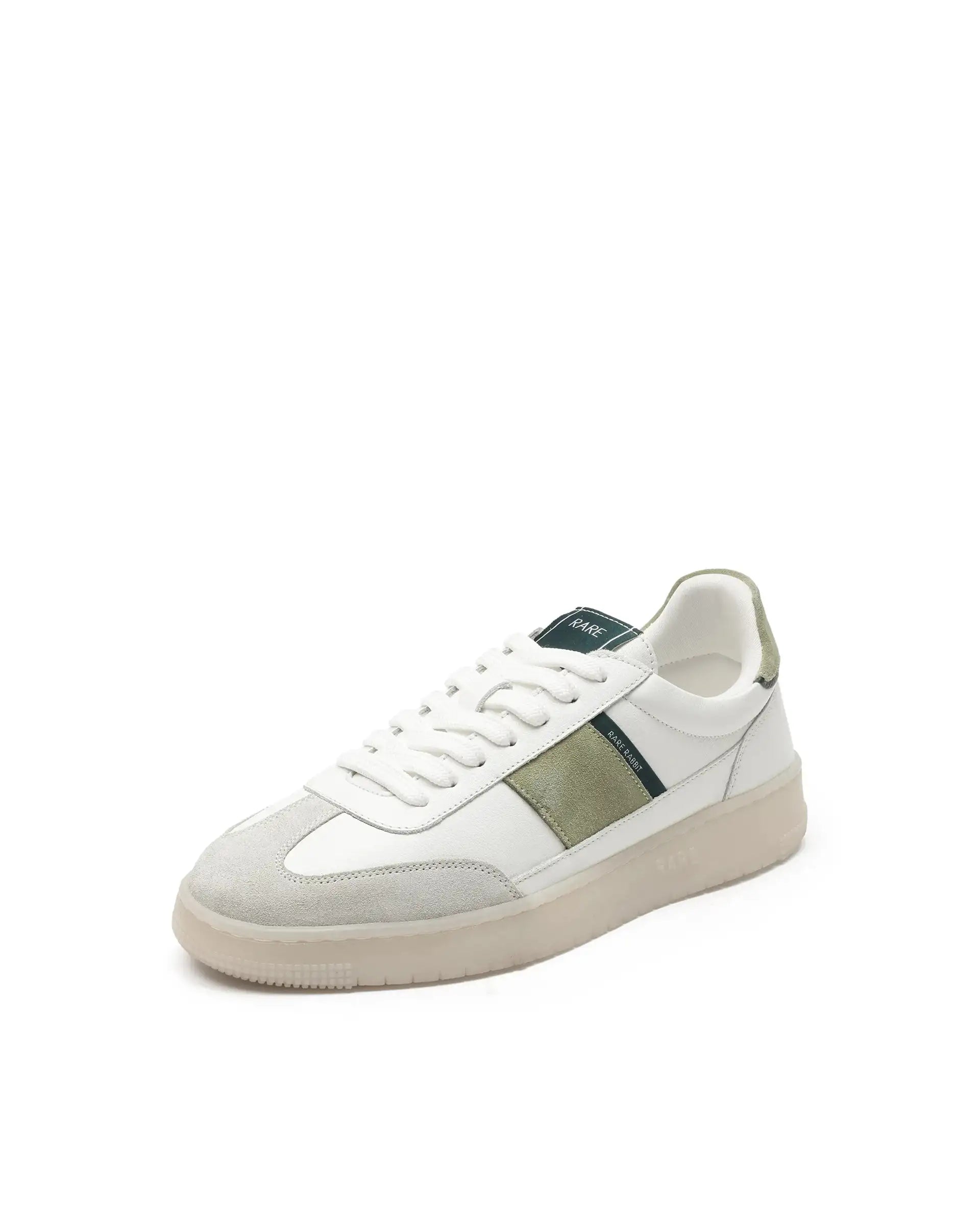 Rare Rabbit Men Sirius Sage Green Lace-Up Closure Shoes