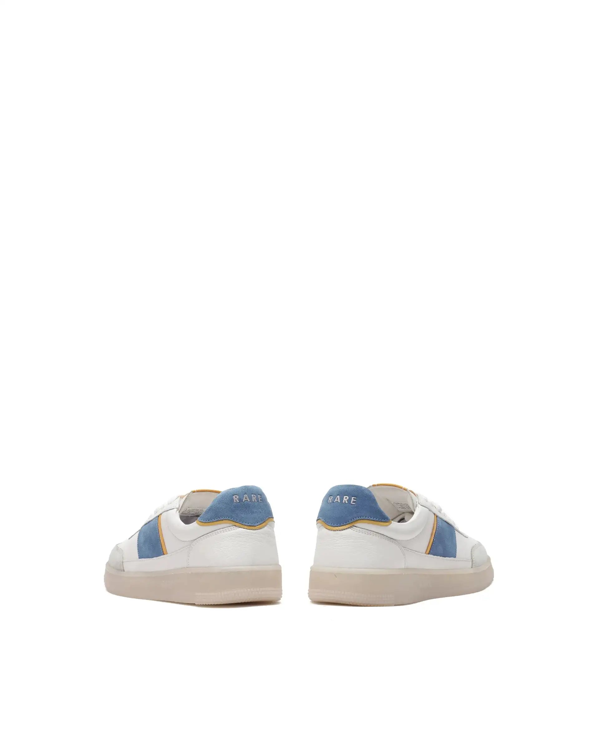 Rare Rabbit Men Sirius White Lace-Up Closure Sneakers