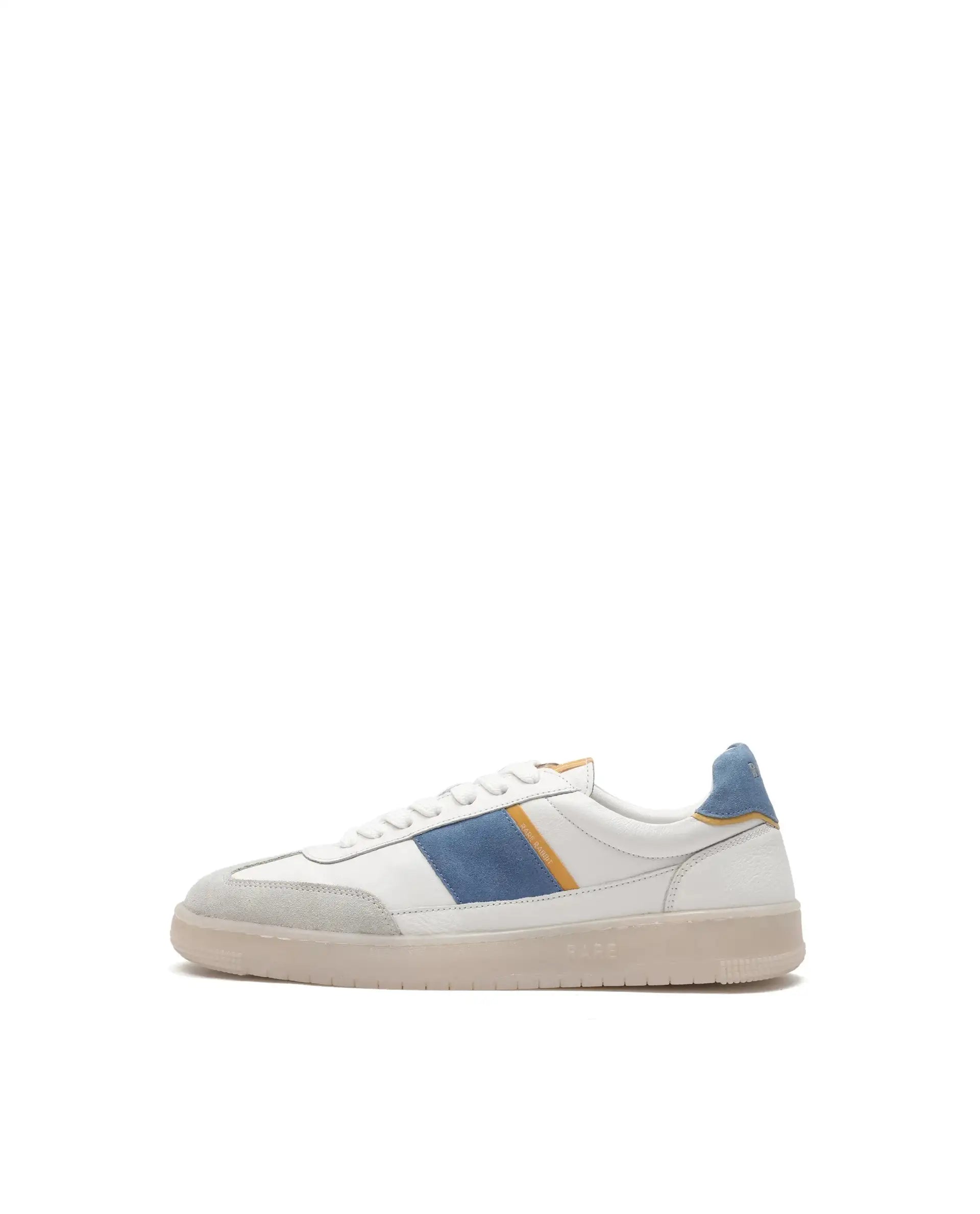 Rare Rabbit Men Sirius White Lace-Up Closure Sneakers
