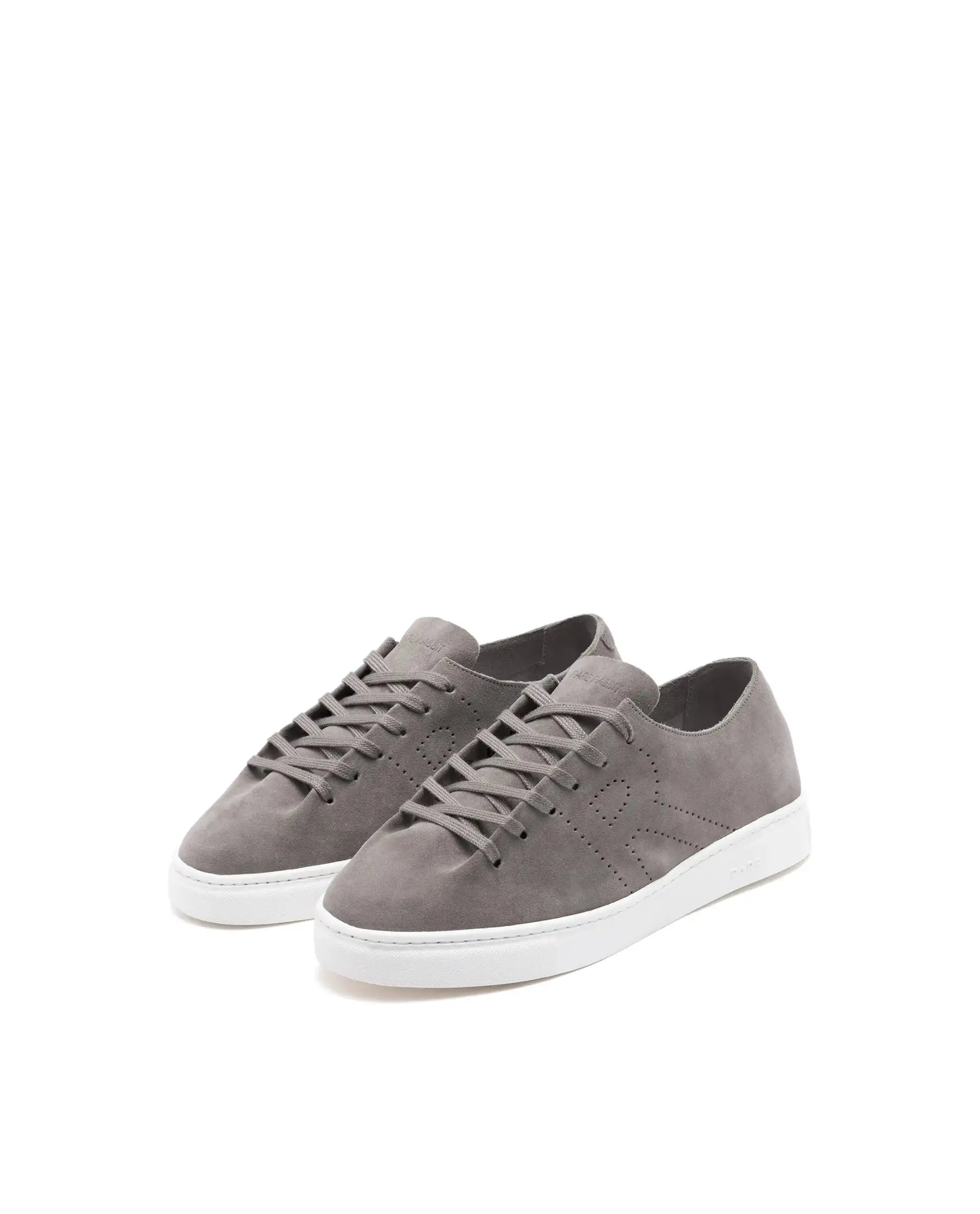 Rare Rabbit Men Skin Taupe Suede Monotone Upper Low-Top Lace-Up Plain Shoes