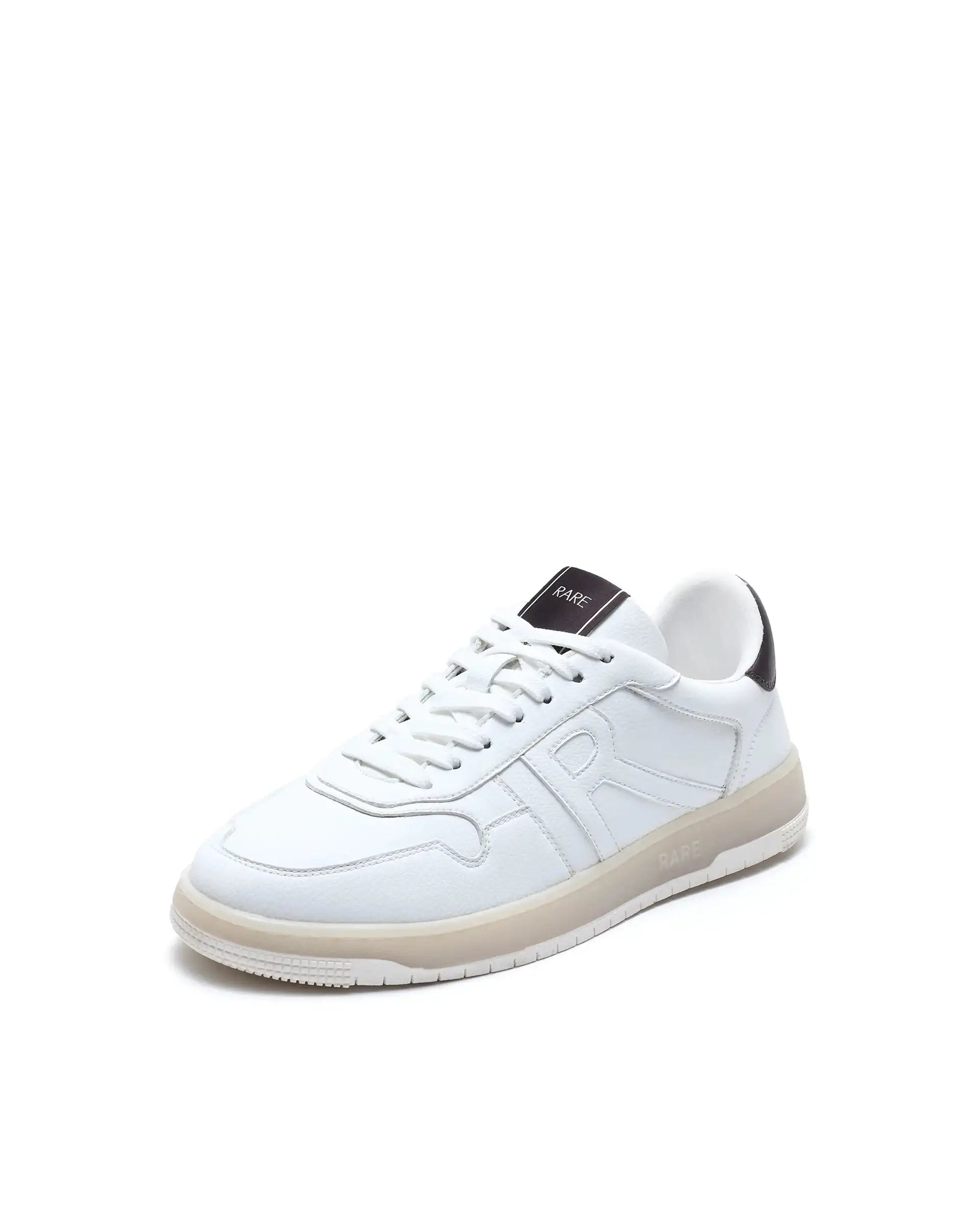Rare Rabbit Men's Solara Dark Coffee Brown Micro Fiber Lace-Up Closure Sneaker