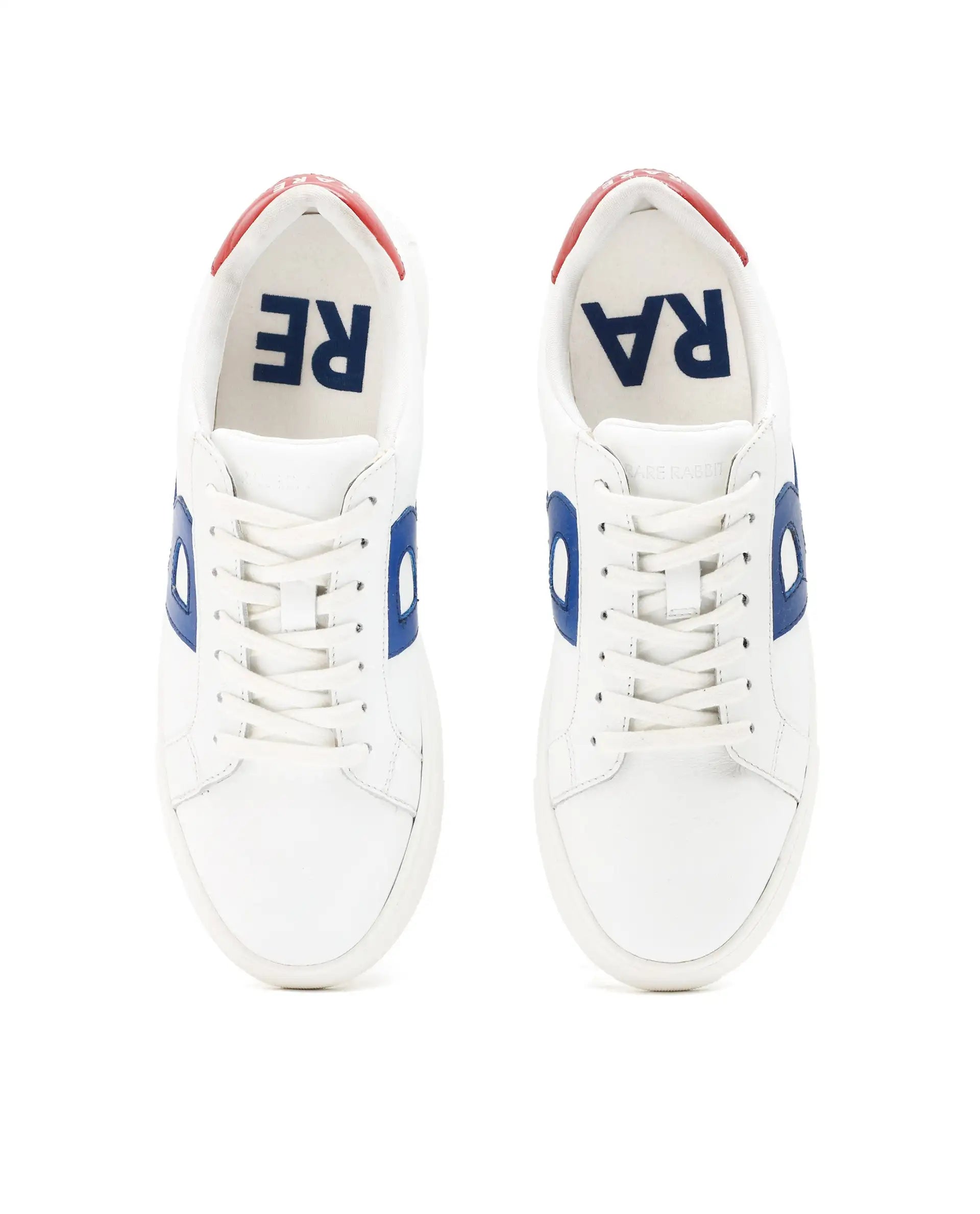 Rare Rabbit Mens Starlight White/Multi Multicolored Low-Top Lace-Up Sneaker Shoes