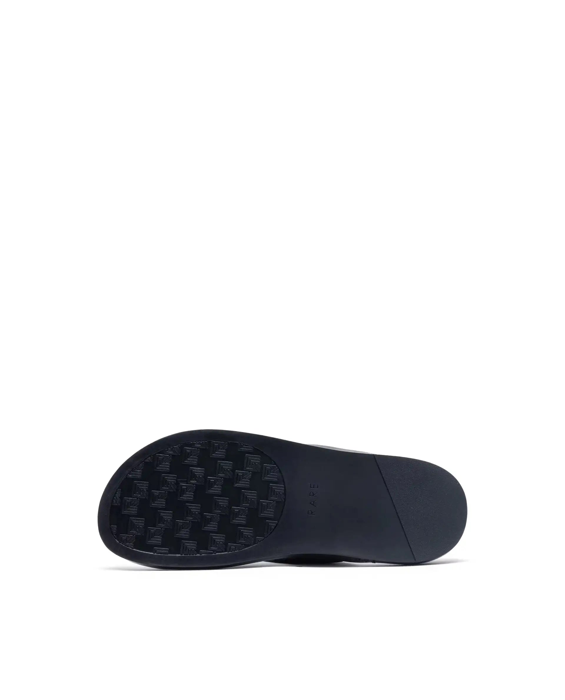 Rare Rabbit Men's Starry Black Slip-On Closure Sandal