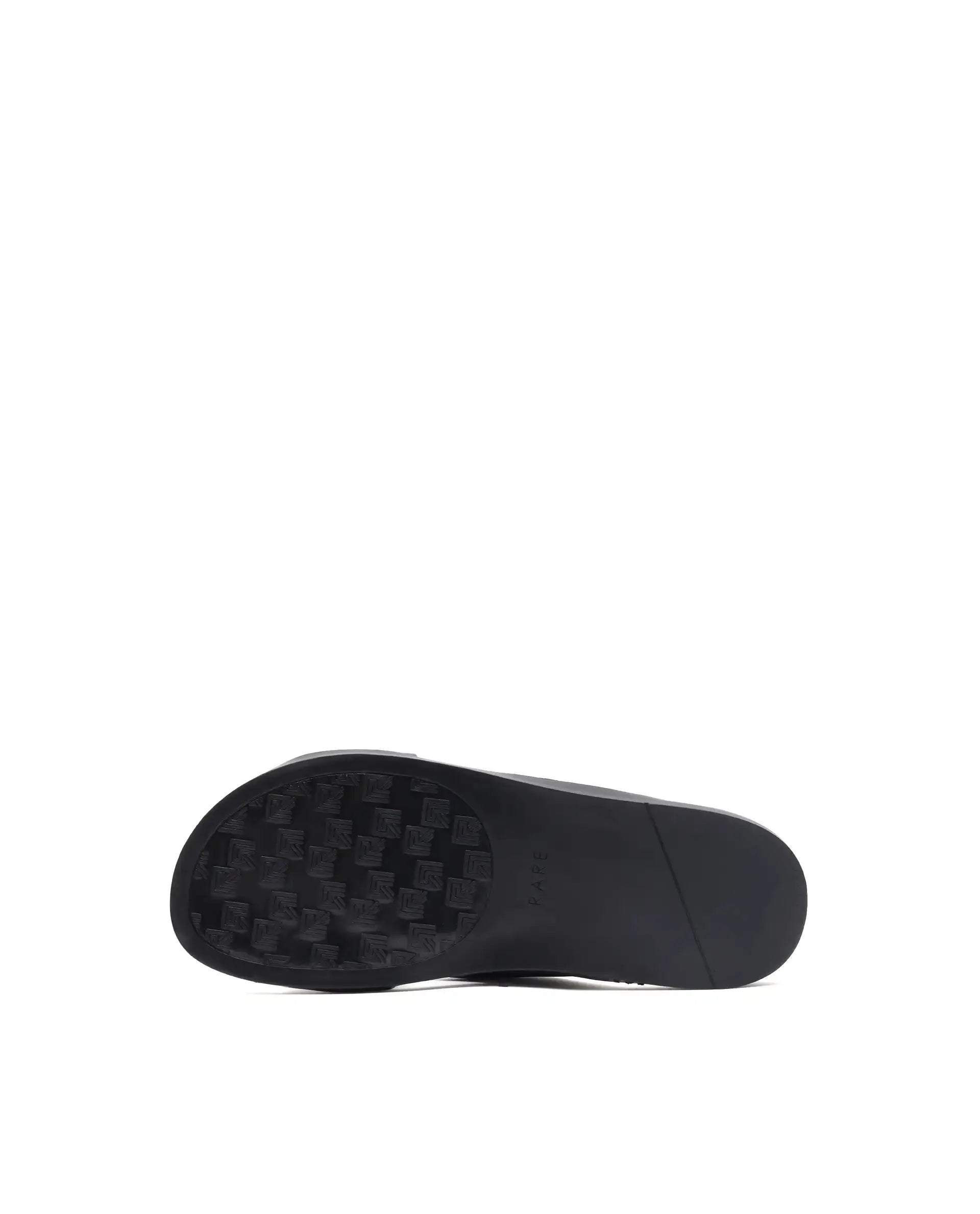 Rare Rabbit Men's Stride Black Slip-On Closure Sandal