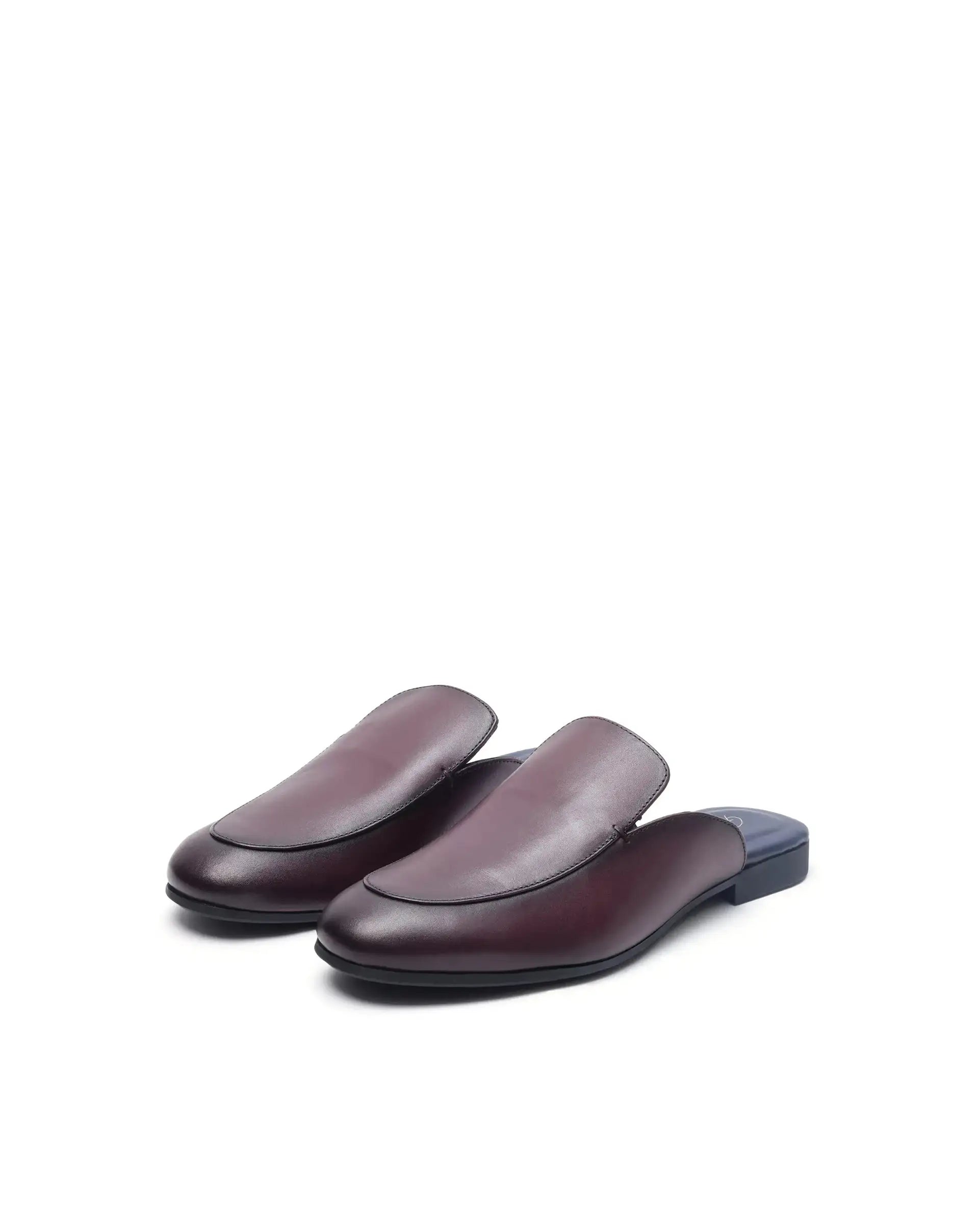 Rare Rabbit Men Sydney Burgundy Slip-On Mule