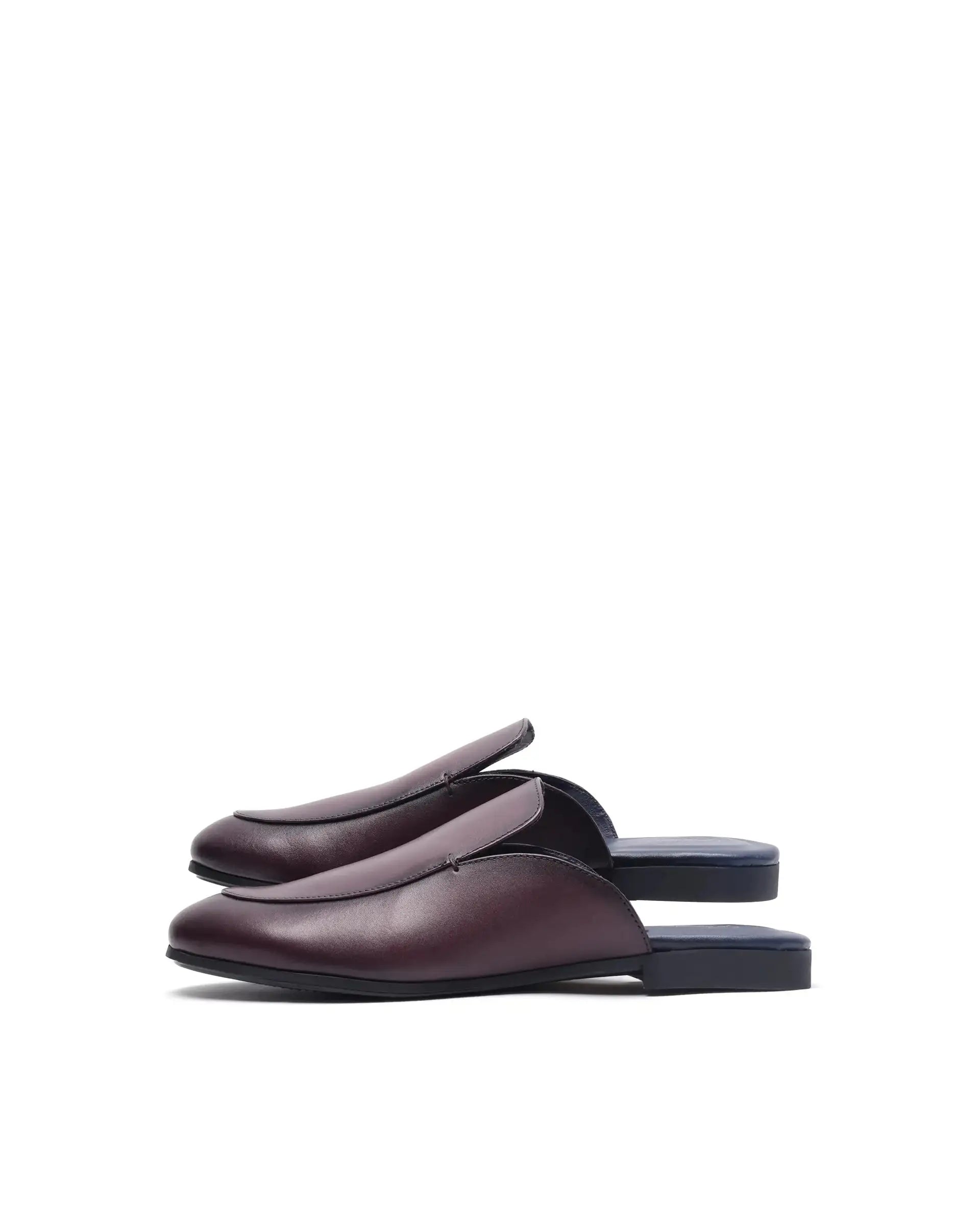 Rare Rabbit Men Sydney Burgundy Slip-On Mule