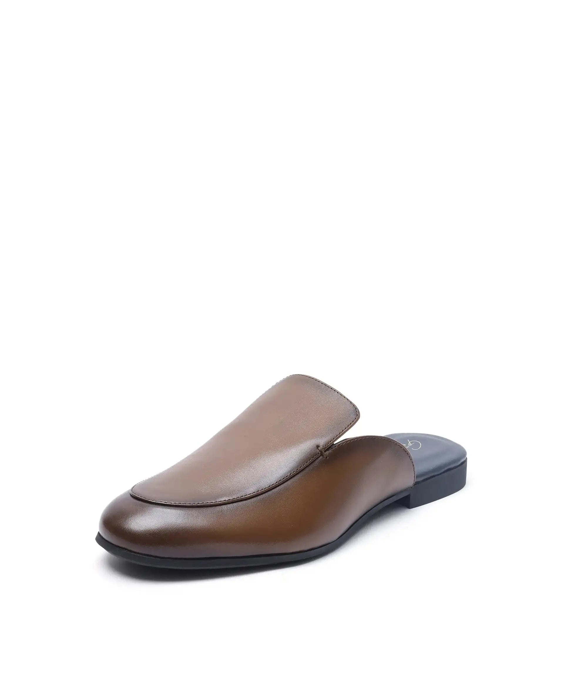 Rare Rabbit Men Sydney Cappacinno Tan Slip-On Mule