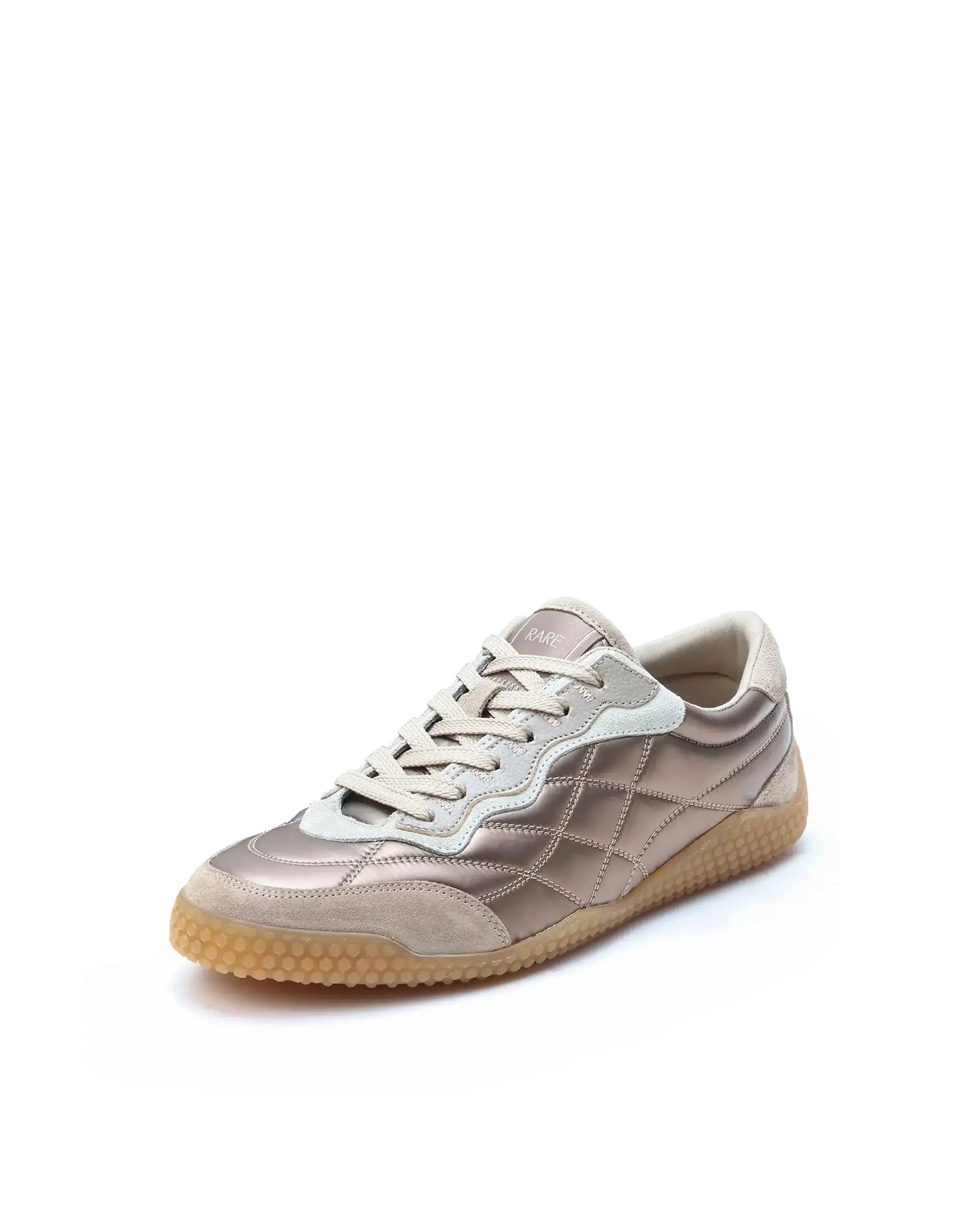 Rare Rabbit Men's Temo Brass Parachute Lace-Up Closure Sneaker