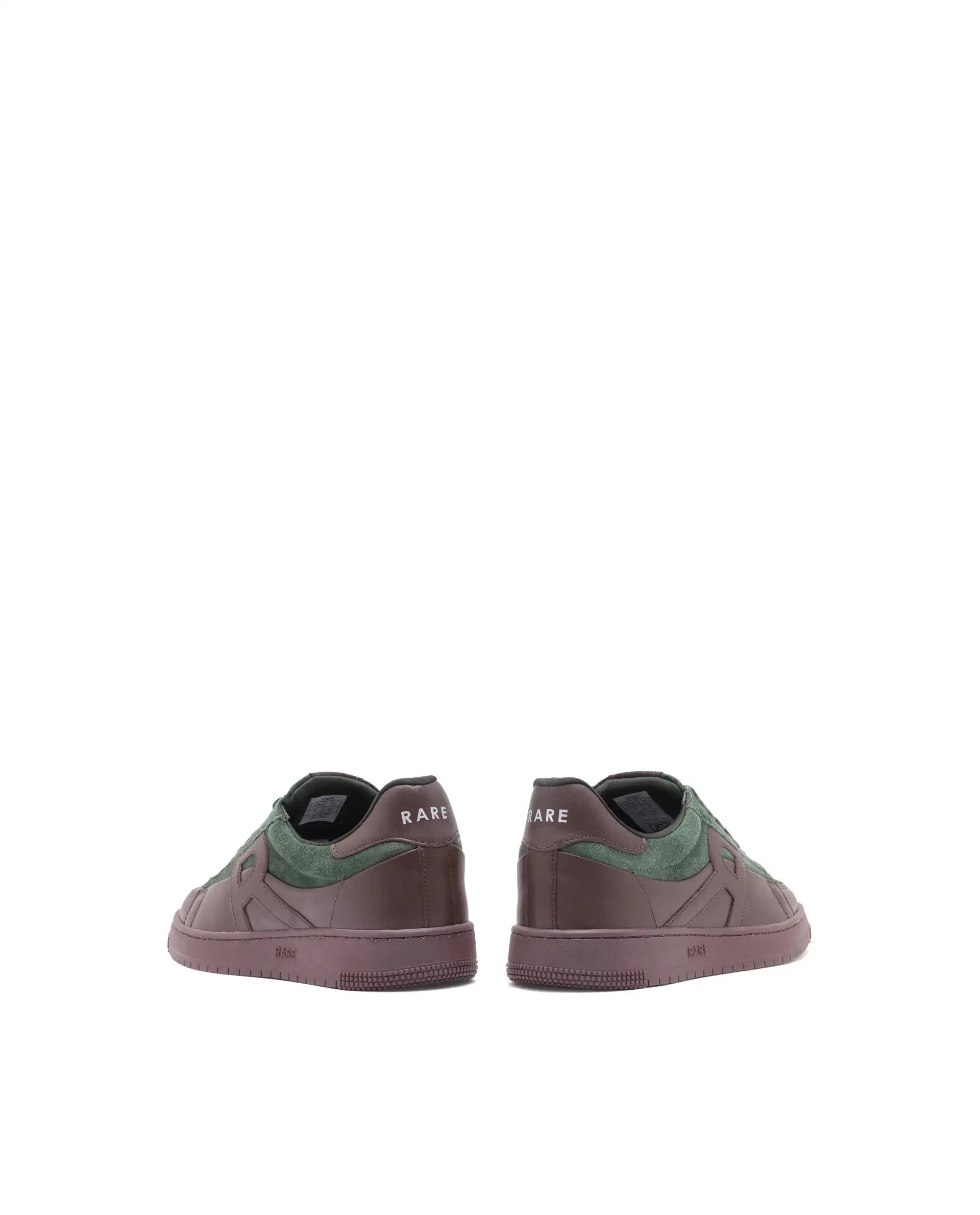 Rare Rabbit Men Terra Brown Genuine Leather And Suede Upper Low-Top Multi Color Lace-Up Shoes