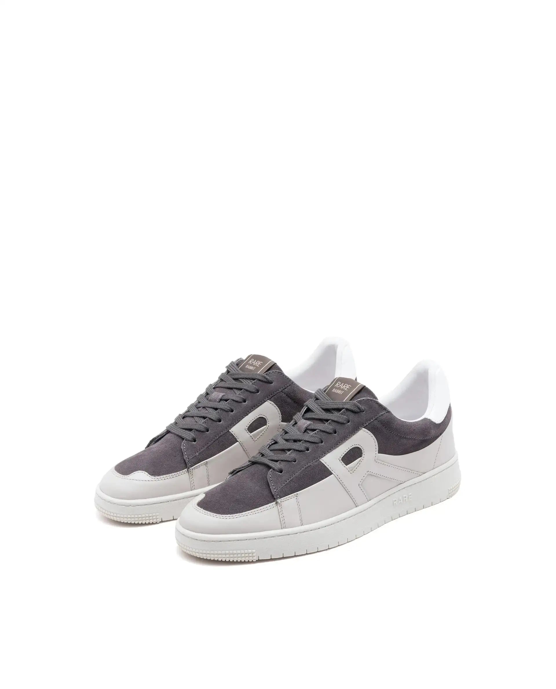 Rare Rabbit Men Terra Taupe Genuine Leather And Suede Upper Low-Top Multi Color Lace-Up Shoes