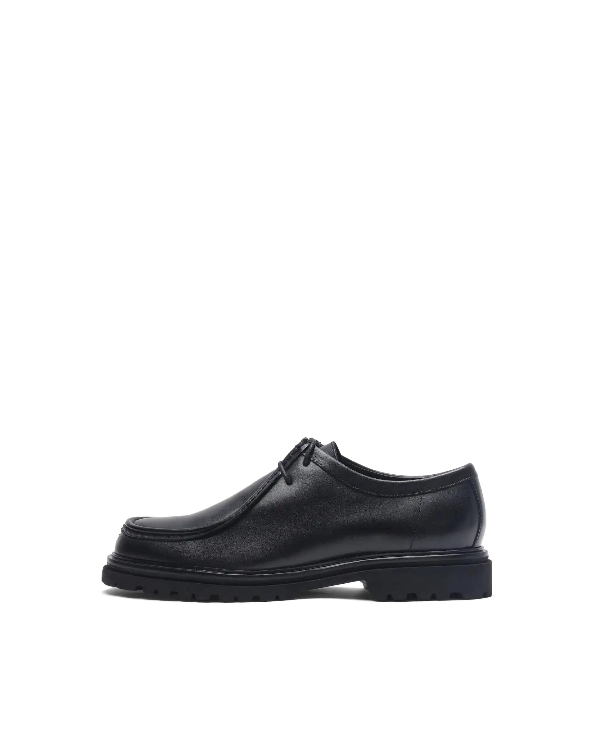 Rare Rabbit Men Torhill Black Lace-Up Shoe