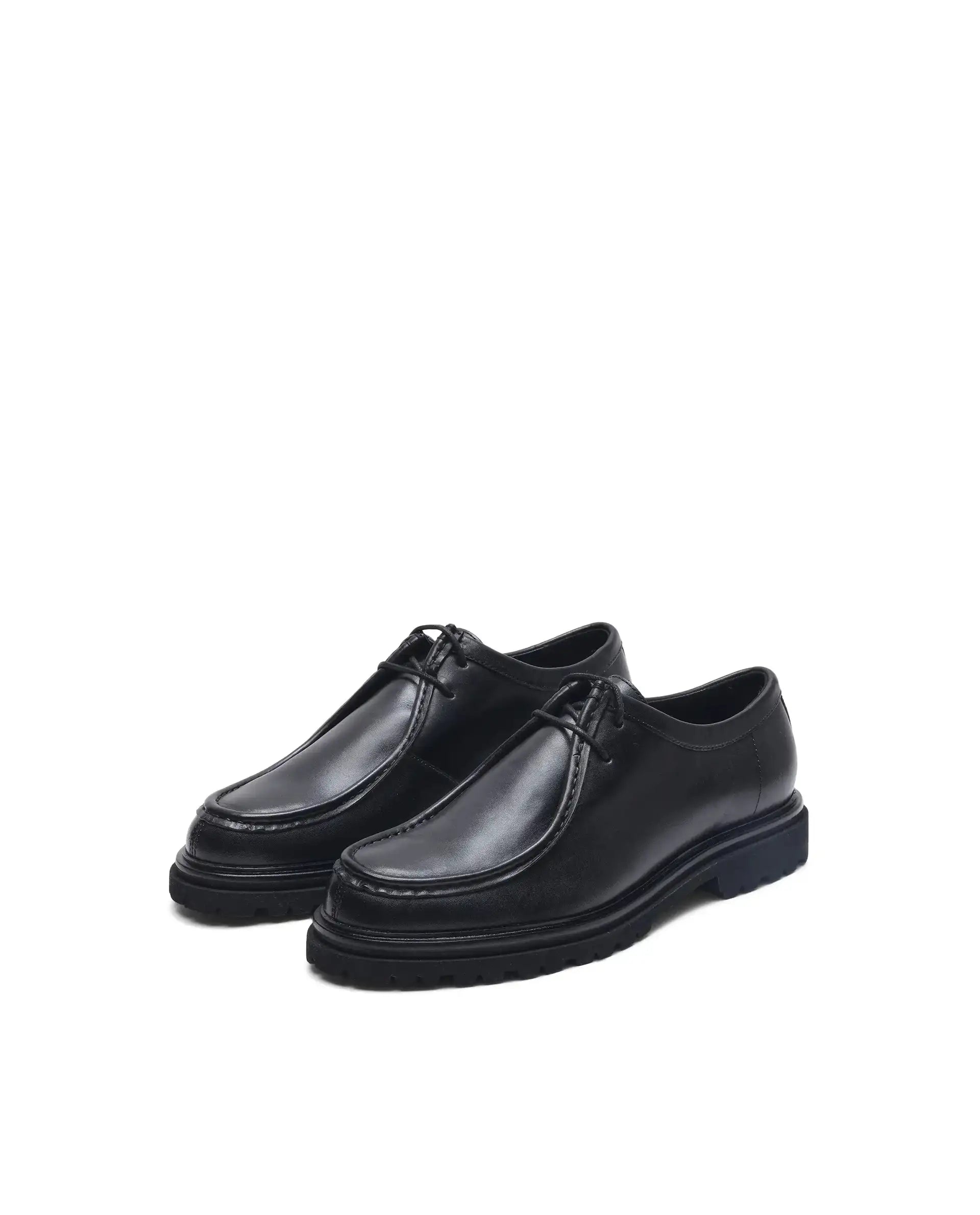 Rare Rabbit Men Torhill Black Lace-Up Shoe