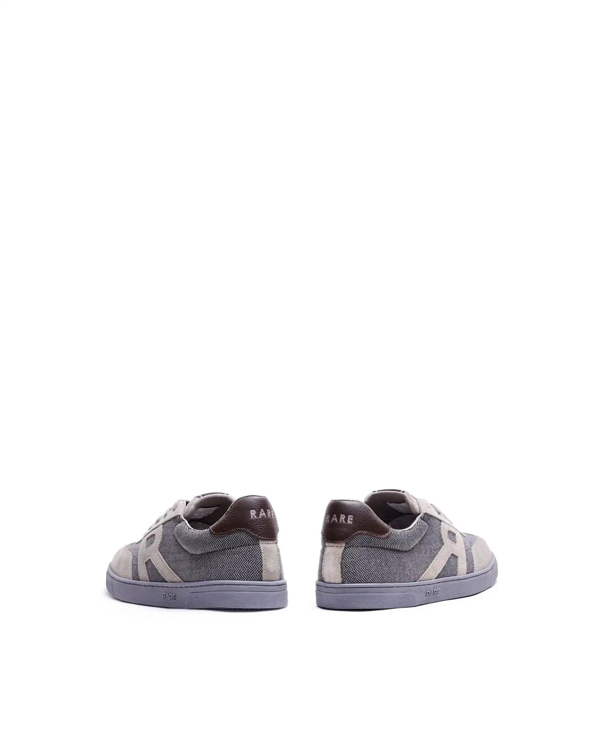 Rare Rabbit Men's Tote Grey Suede Leather Sneaker
