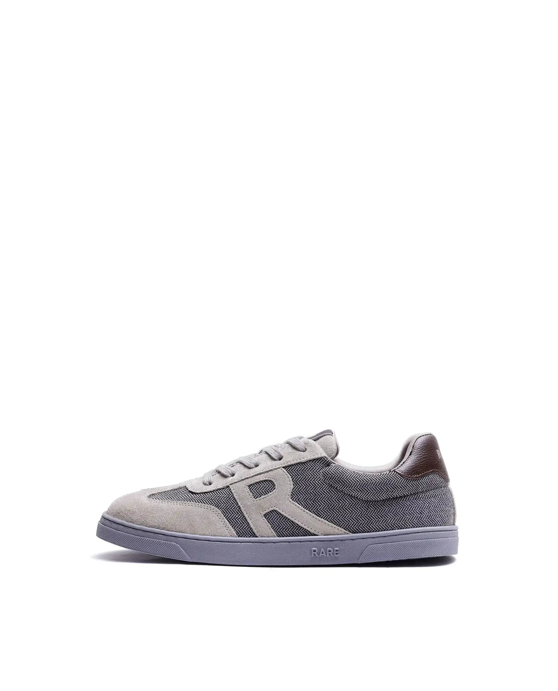 Rare Rabbit Men's Tote Grey Suede Leather Sneaker