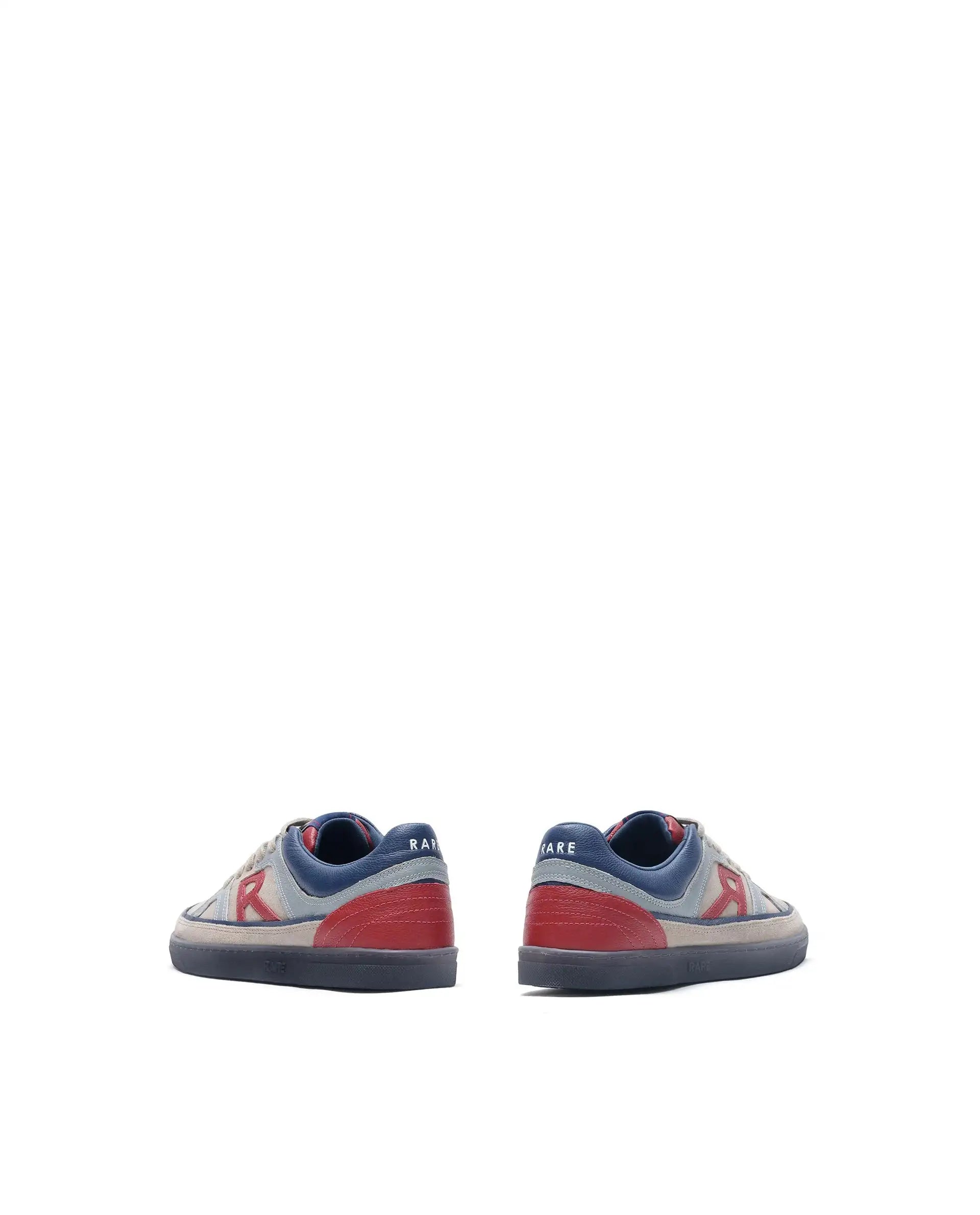 Rare Rabbit Men's Vale Beige Leather Lace-Up Closure Sneaker