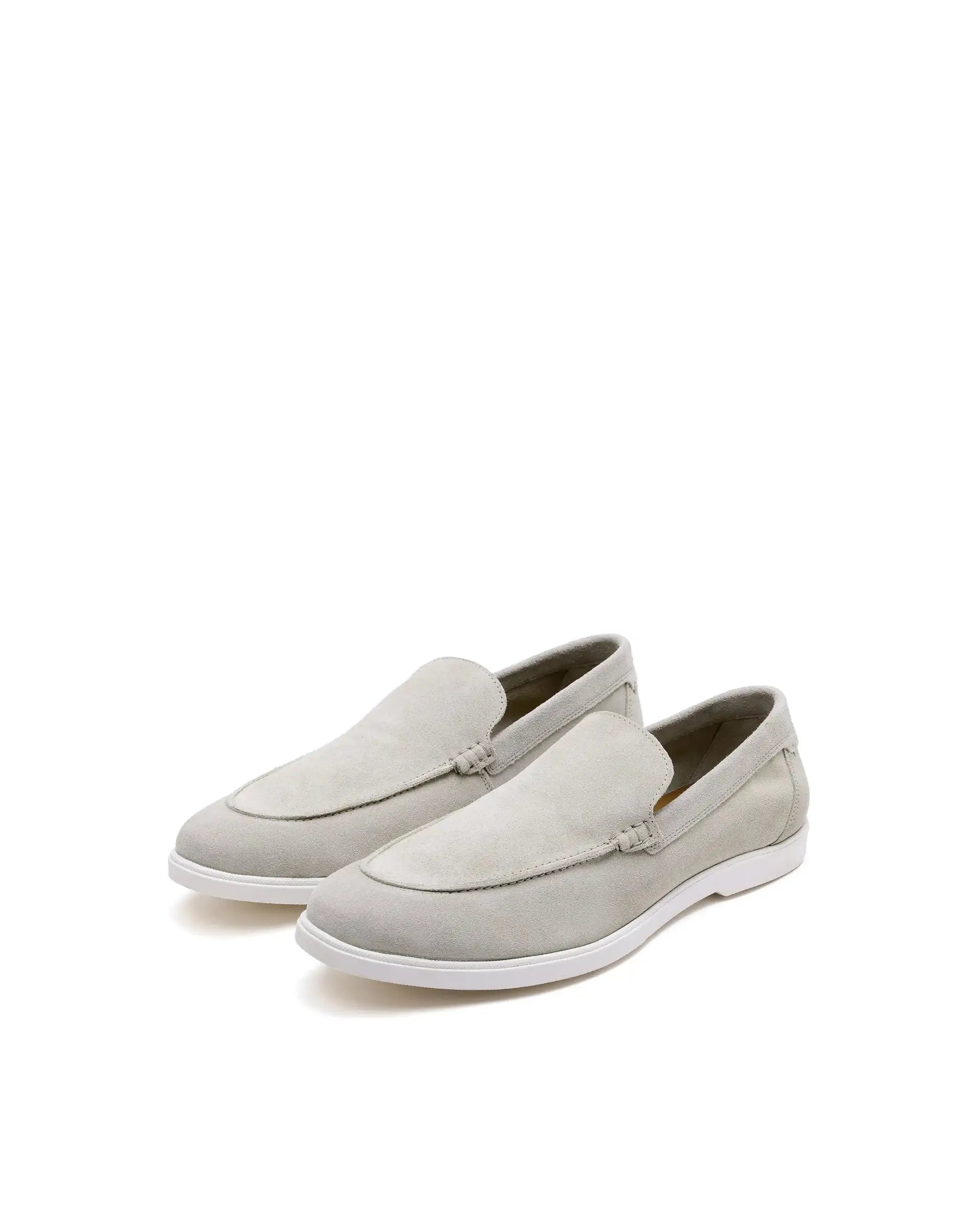 Rare Rabbit Men Velour Sand Suede Leather Slip-On Closure Loafer