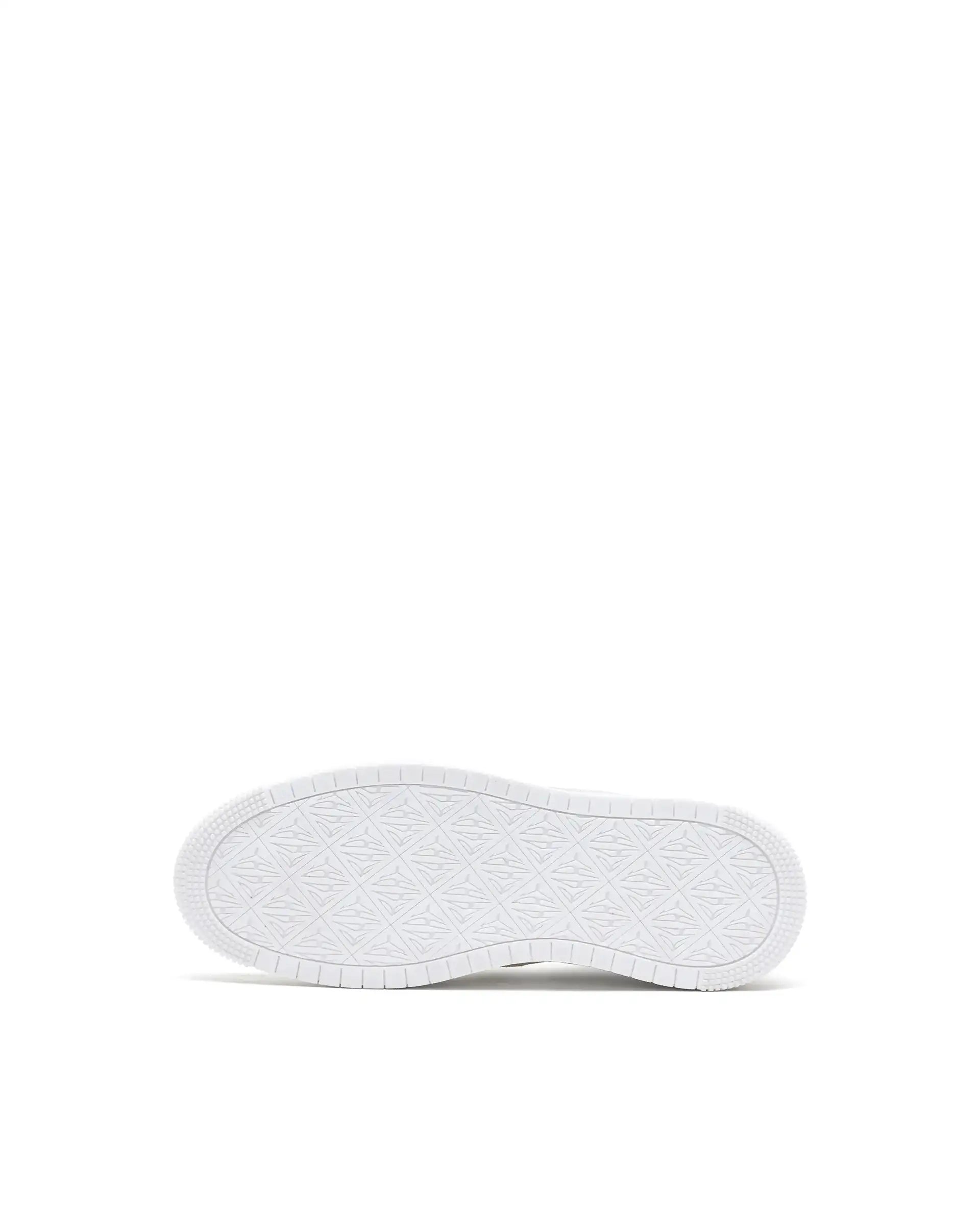 Rare Rabbit Men's Volgo White Micro Leather Sneaker