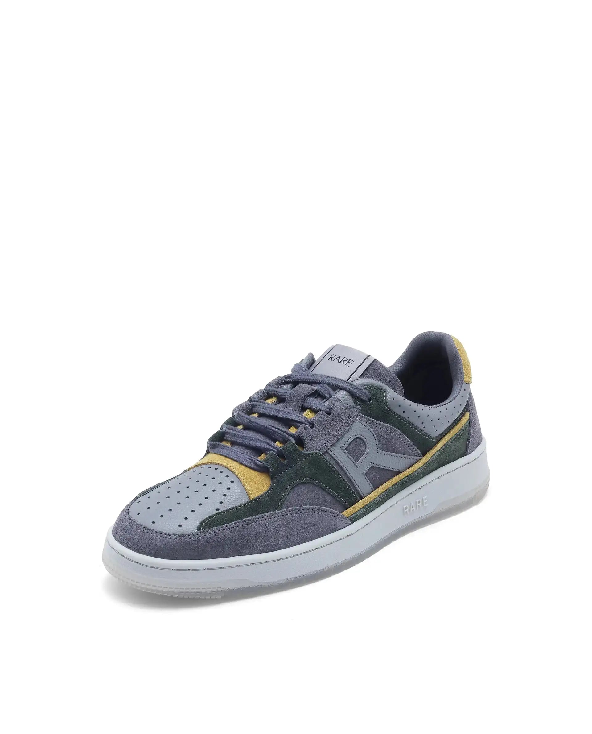 Rare Rabbit Men Voyage Dark Grey Lace-Up Closure Sneaker