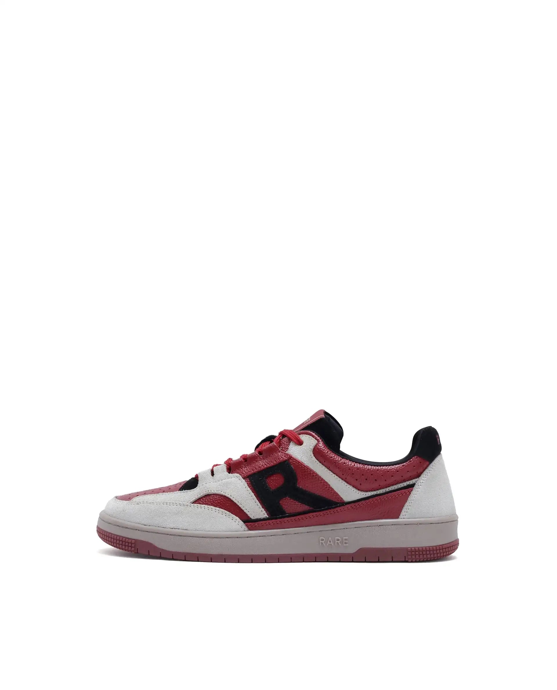 Rare Rabbit Men Voyage Red Leather Lace-Up Sneaker