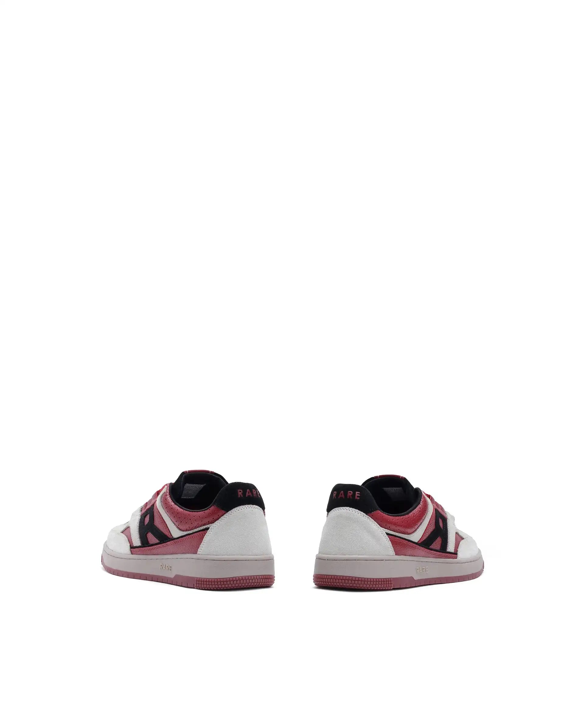 Rare Rabbit Men Voyage Red Leather Lace-Up Sneaker