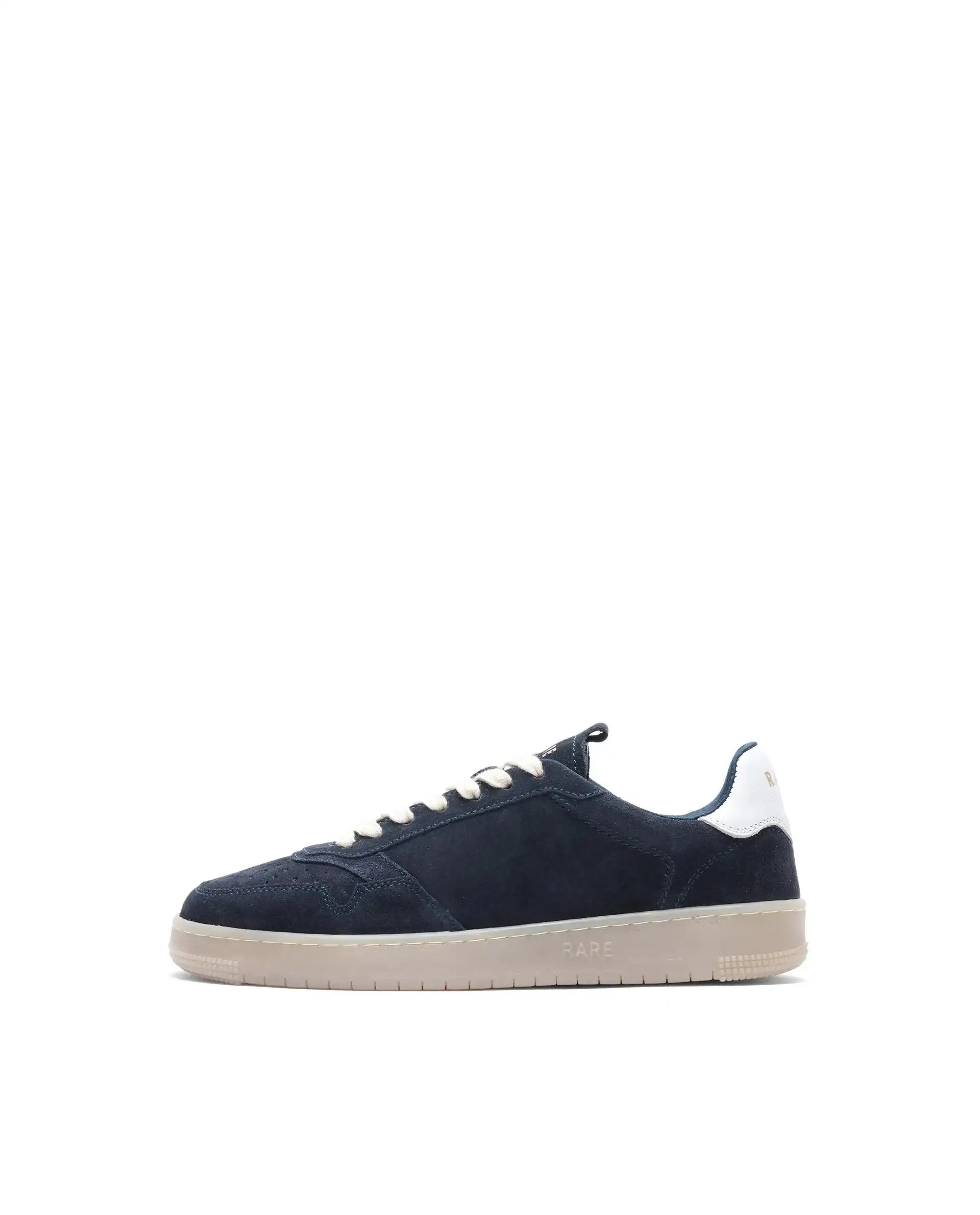 Rare Rabbit Men's Woolton-2 Navy Lace-Up Closure Sneaker