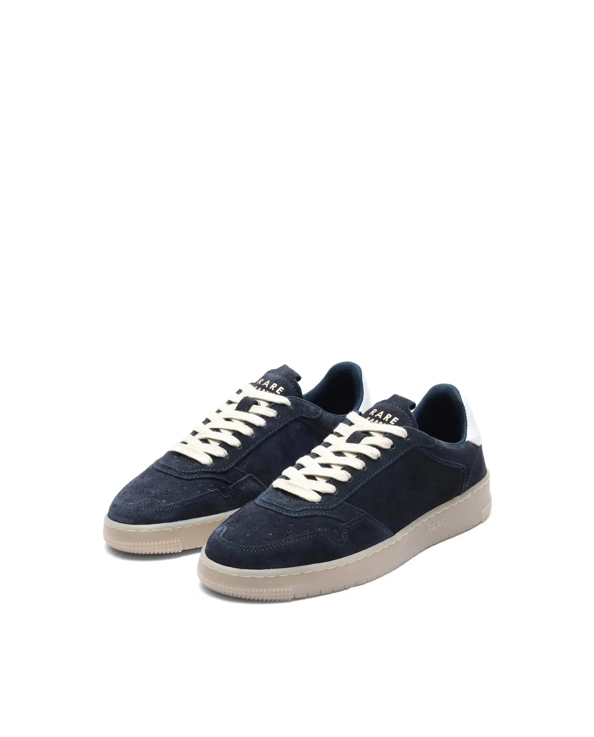 Rare Rabbit Men's Woolton-2 Navy Lace-Up Closure Sneaker
