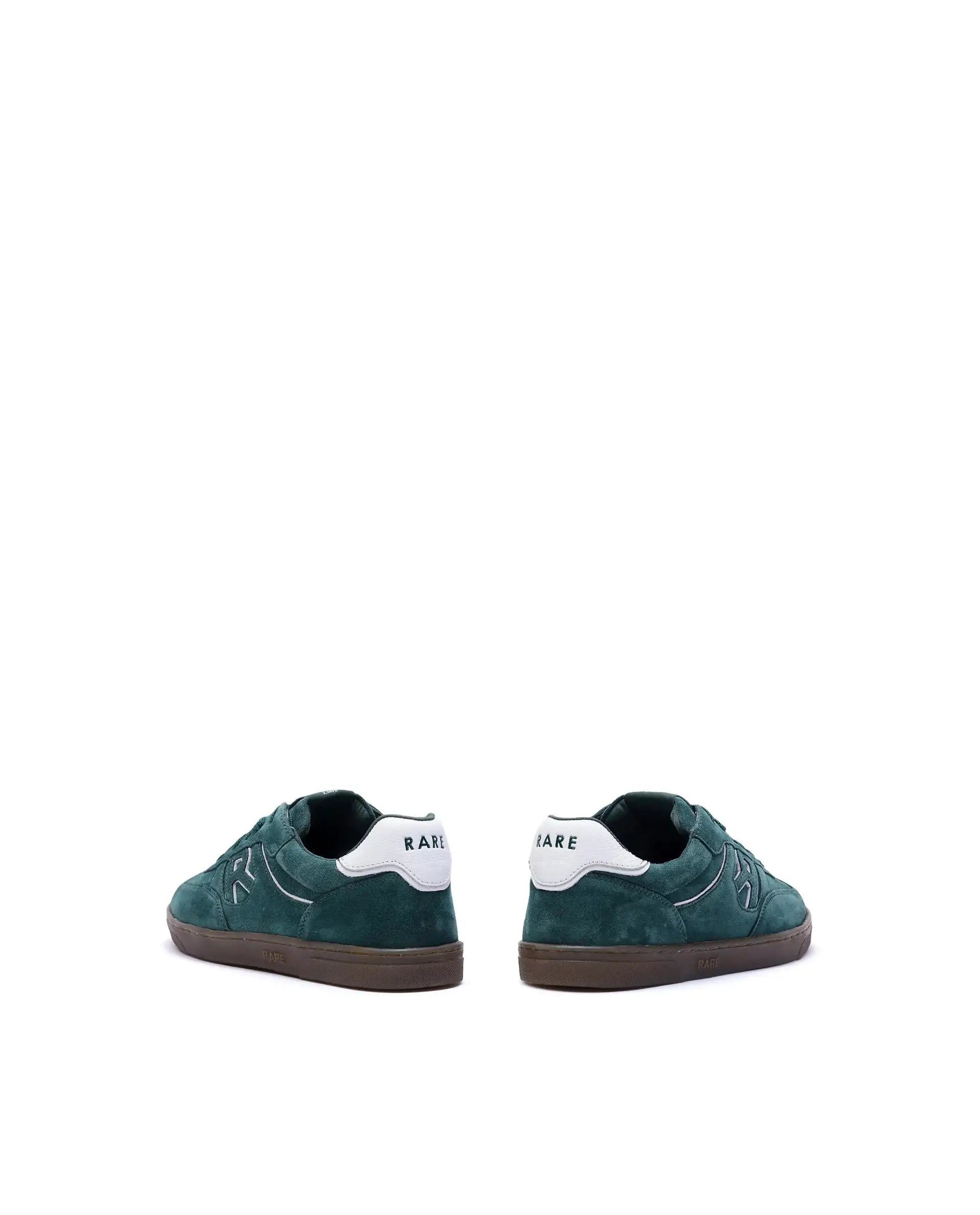 Rare Rabbit Men Zenith Green Leather Lace-Up Closure Shoes