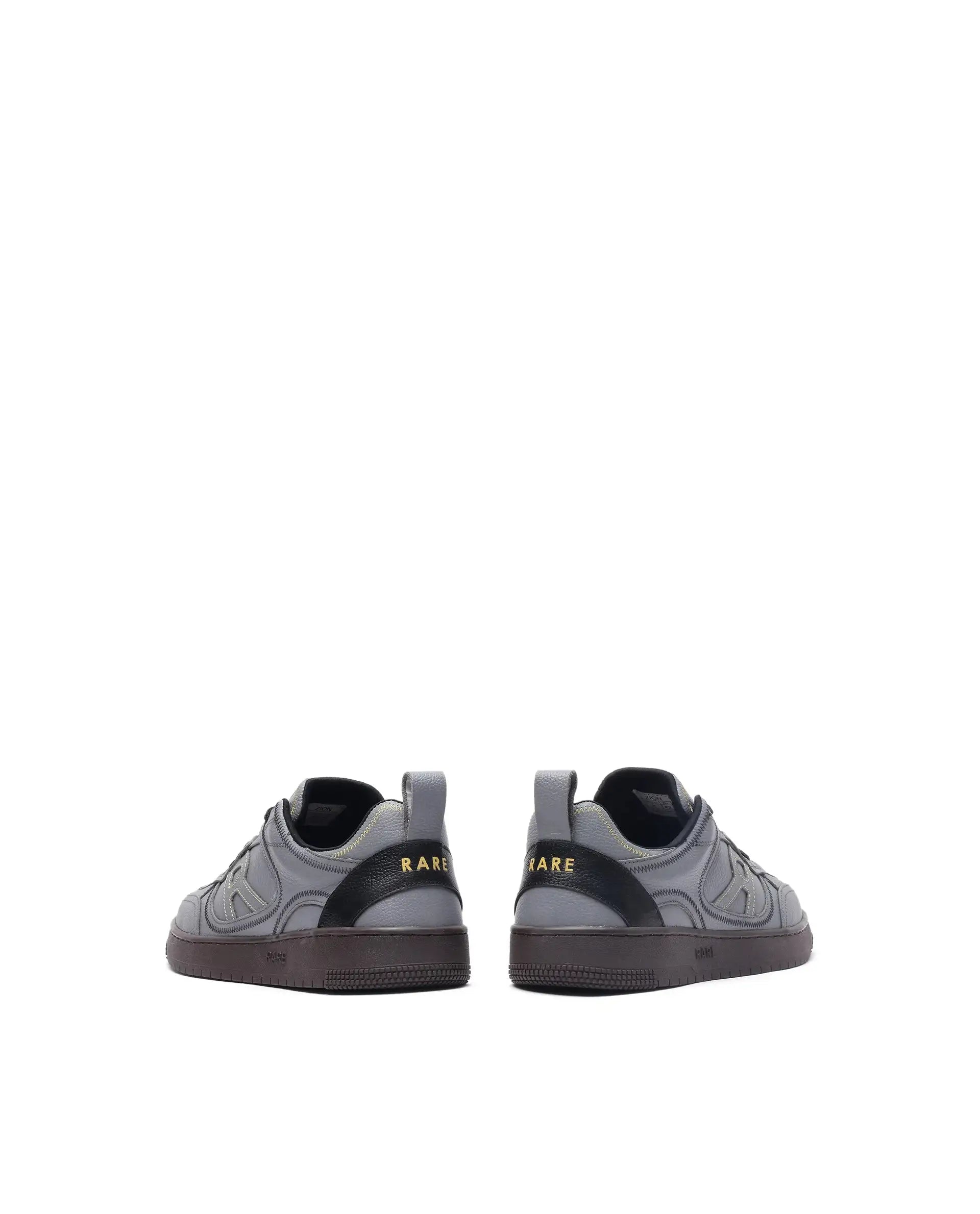 Rare Rabbit Men Zion Grey Lace-Up Closure Sneaker