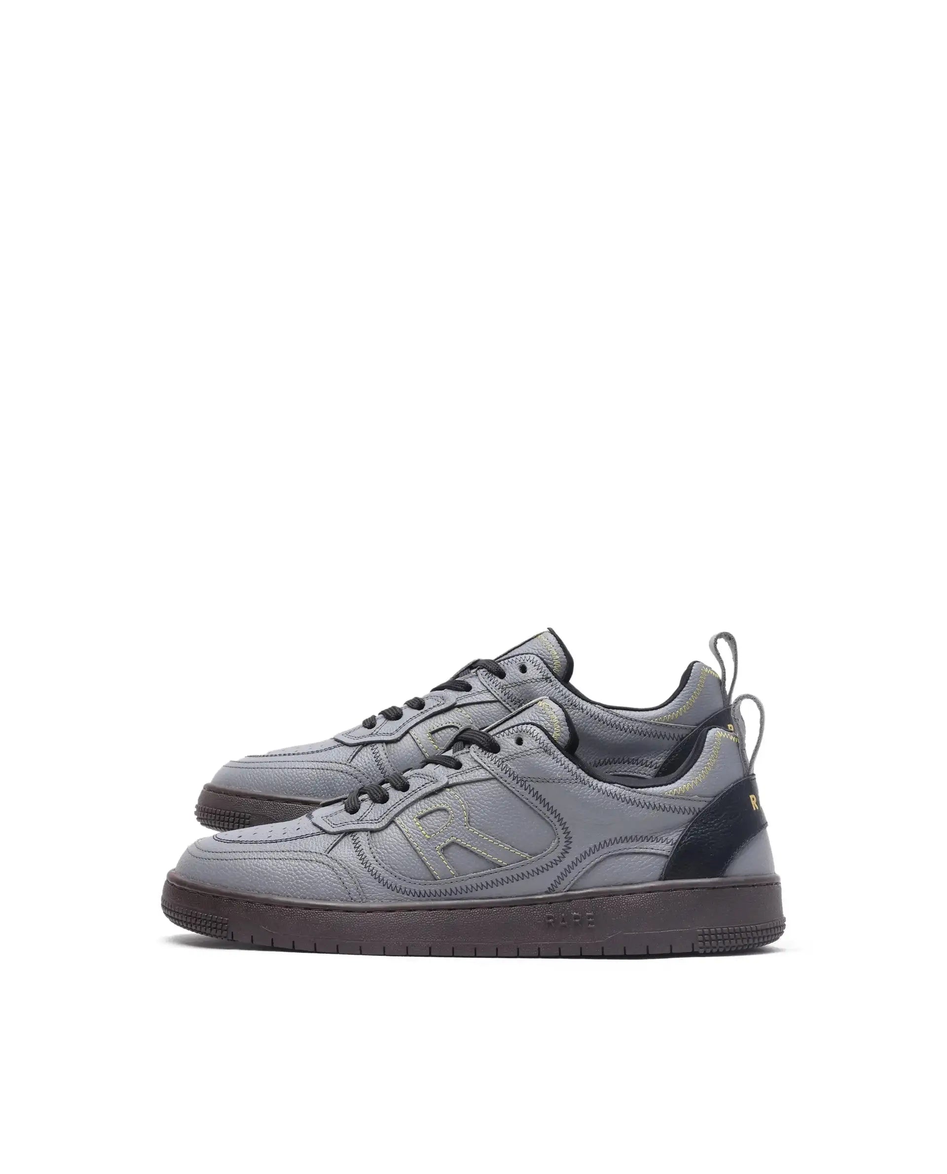 Rare Rabbit Men Zion Grey Lace-Up Closure Sneaker