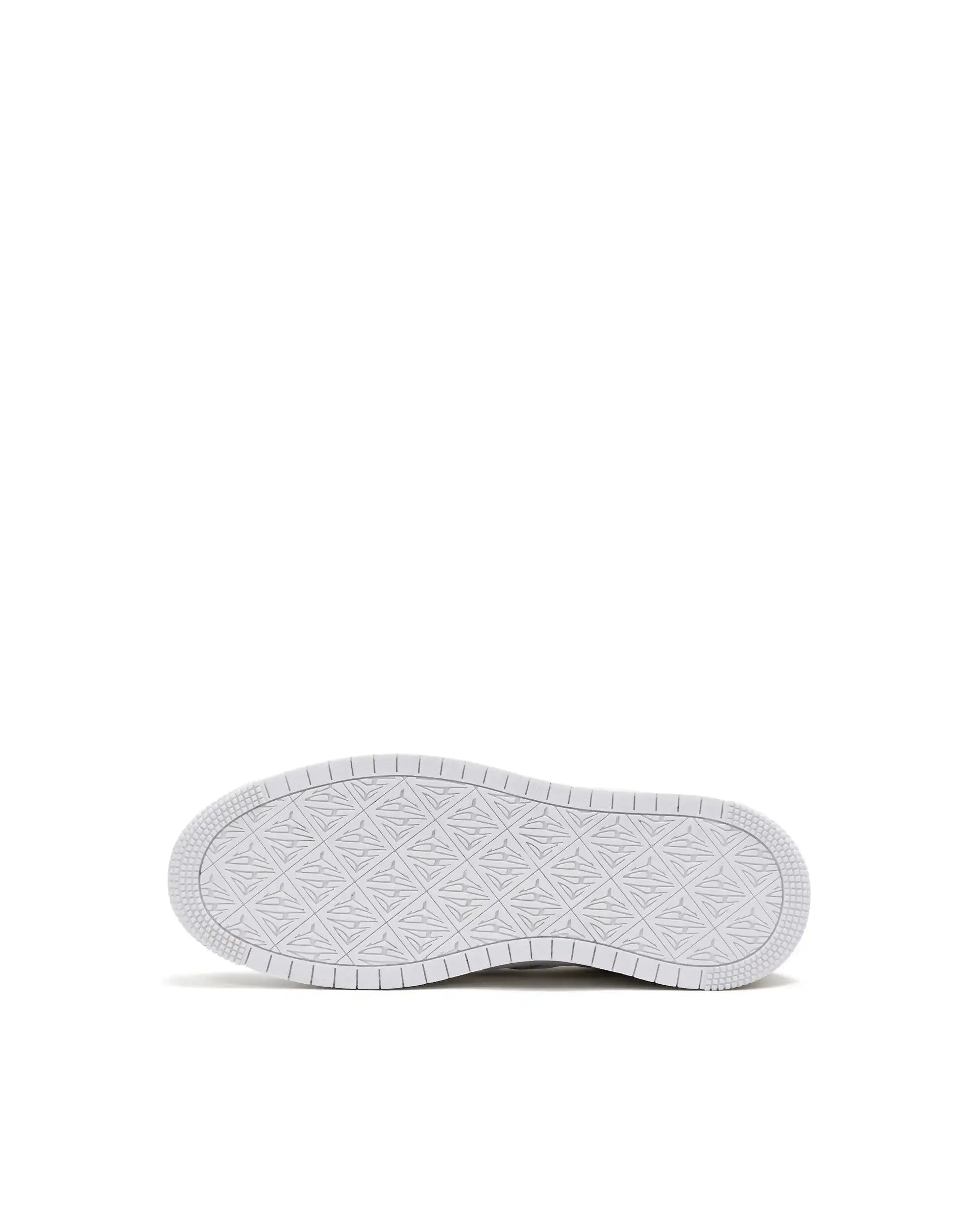 Rare Rabbit Men Zouk White Leather Lace-Up Closure Sneakers