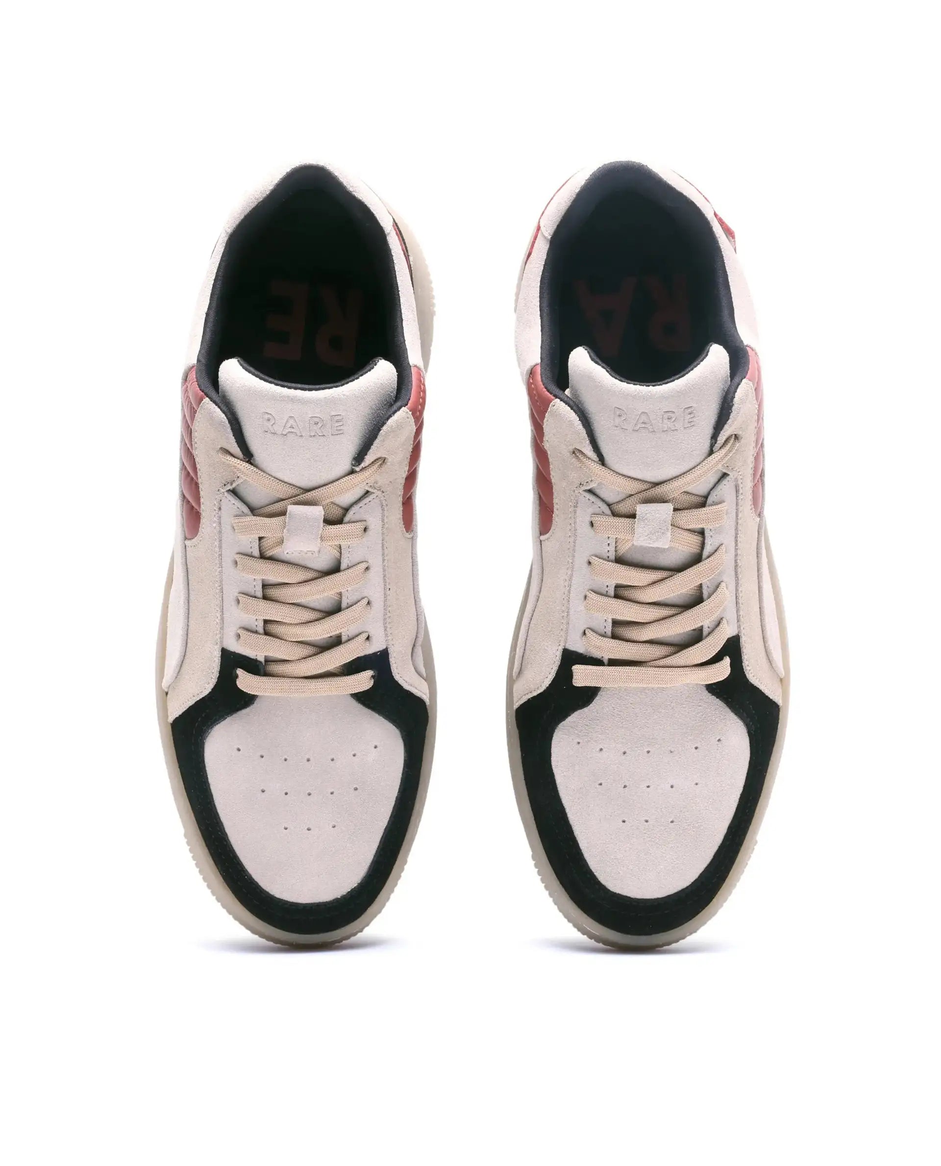 Rare Rabbit Men's Zwag Beige Suede Sneaker