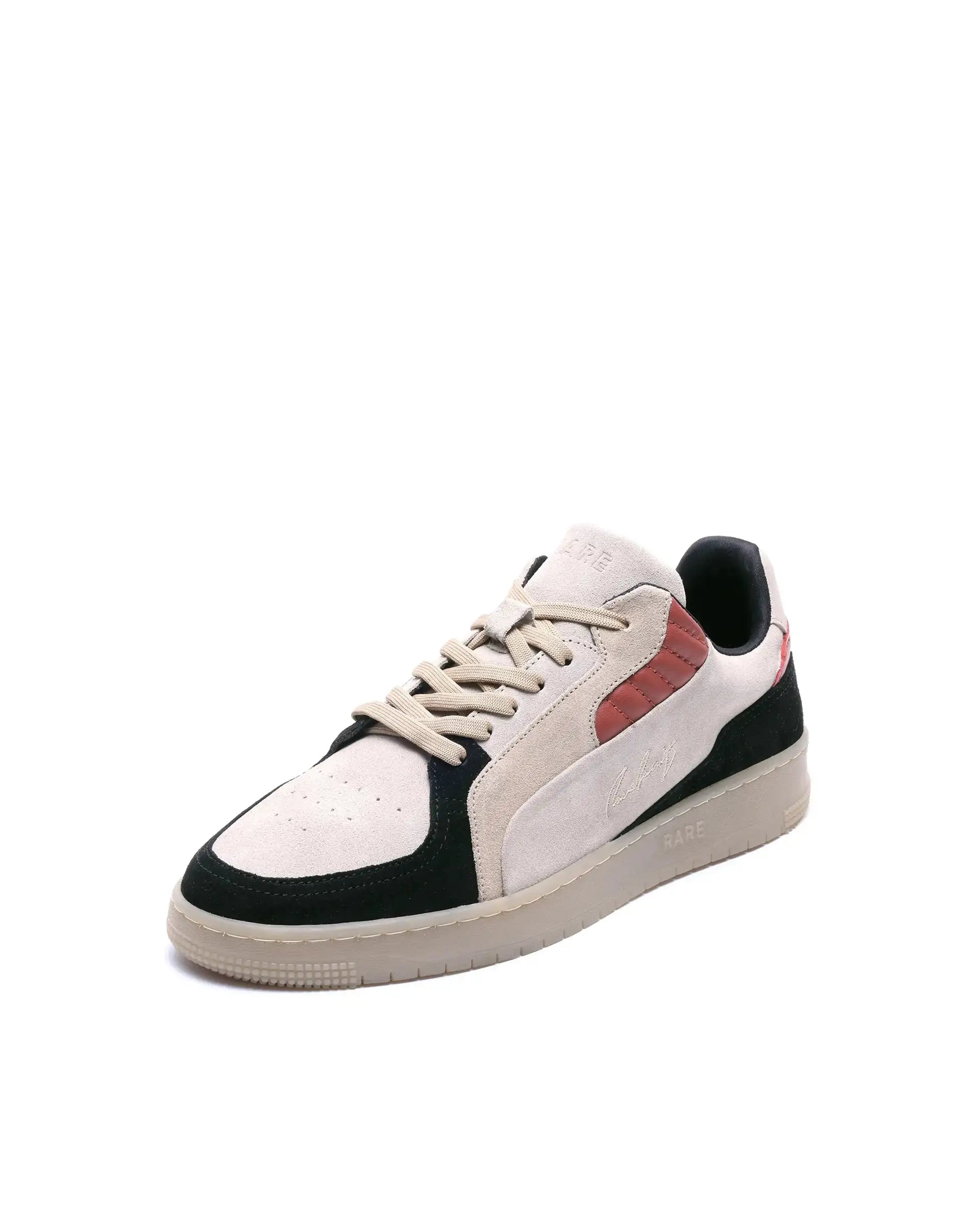 Rare Rabbit Men's Zwag Beige Suede Sneaker