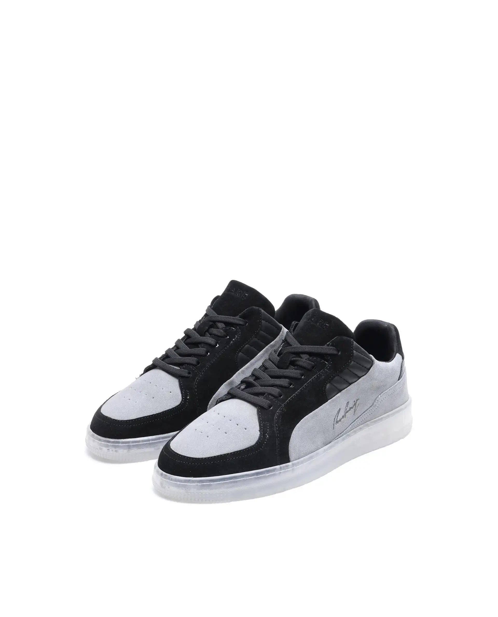 Rare Rabbit Men's Zwag Grey Suede Sneaker