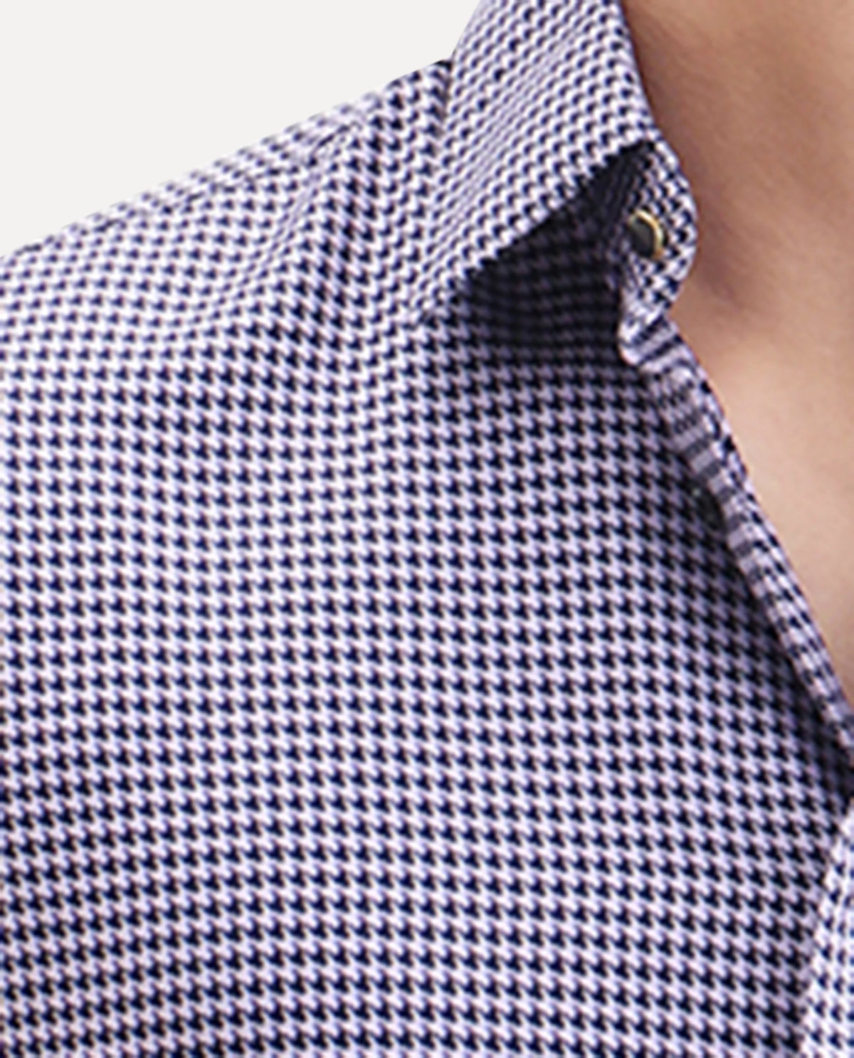 Rare Rabbit Men's Chesto Purple Cotton Blend Checked Print Regular Fit Full Sleeve Collared Shirt