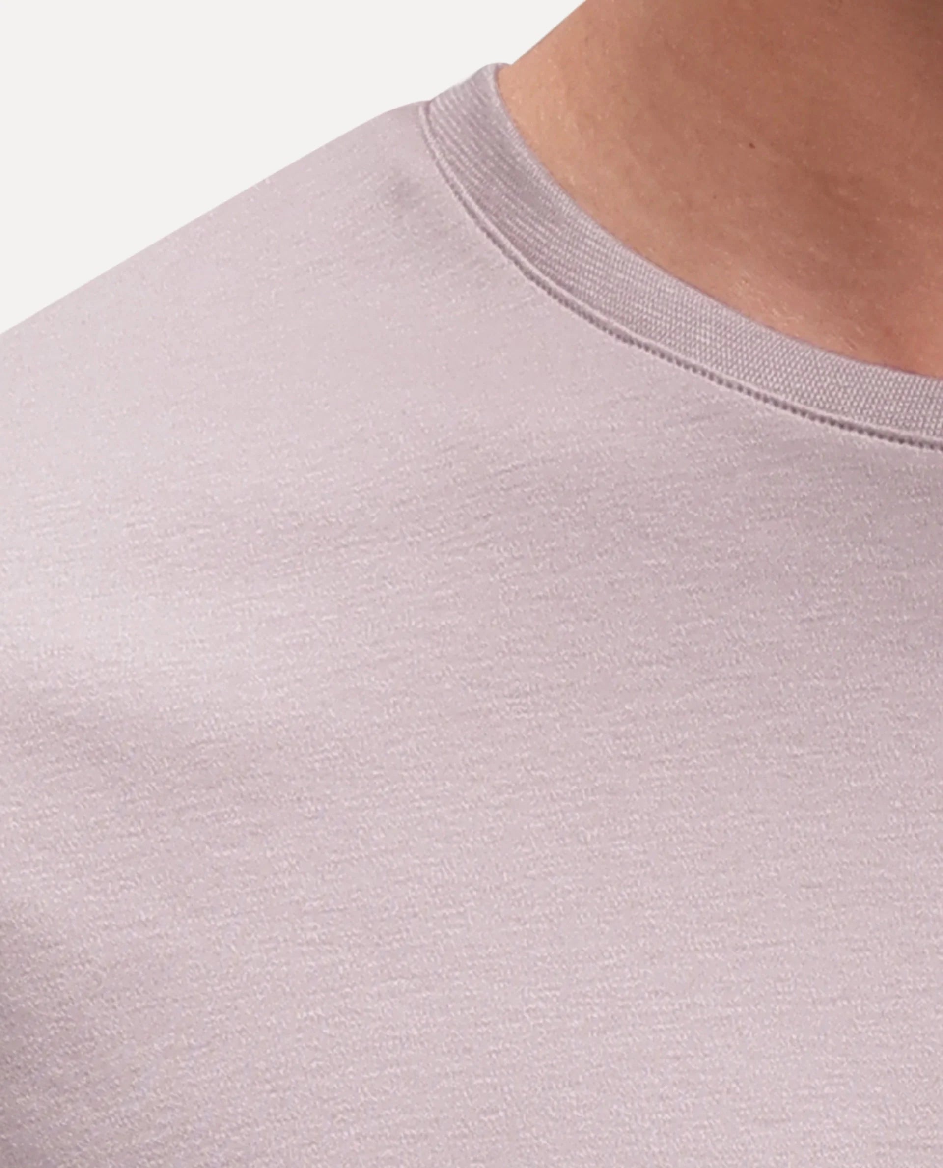 Rare Rabbit Men's Gist Light Pink Cotton Crew Neck Regular Plain T-Shirt